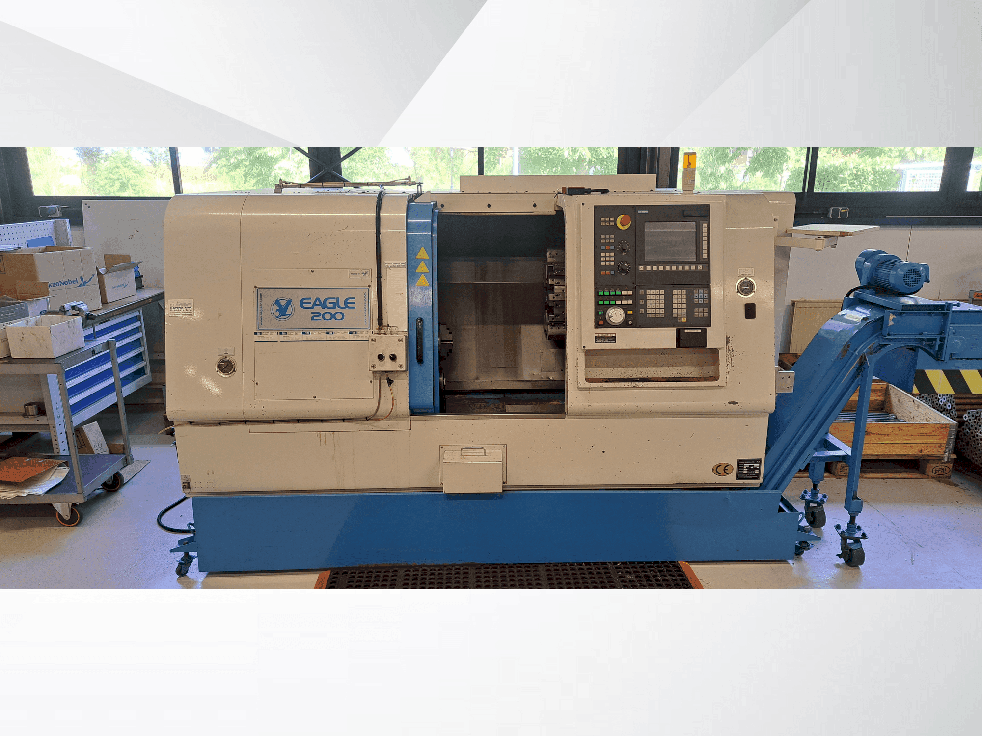 Makine  Dugard									 Eagle FCL-200HT - Önden görünüm