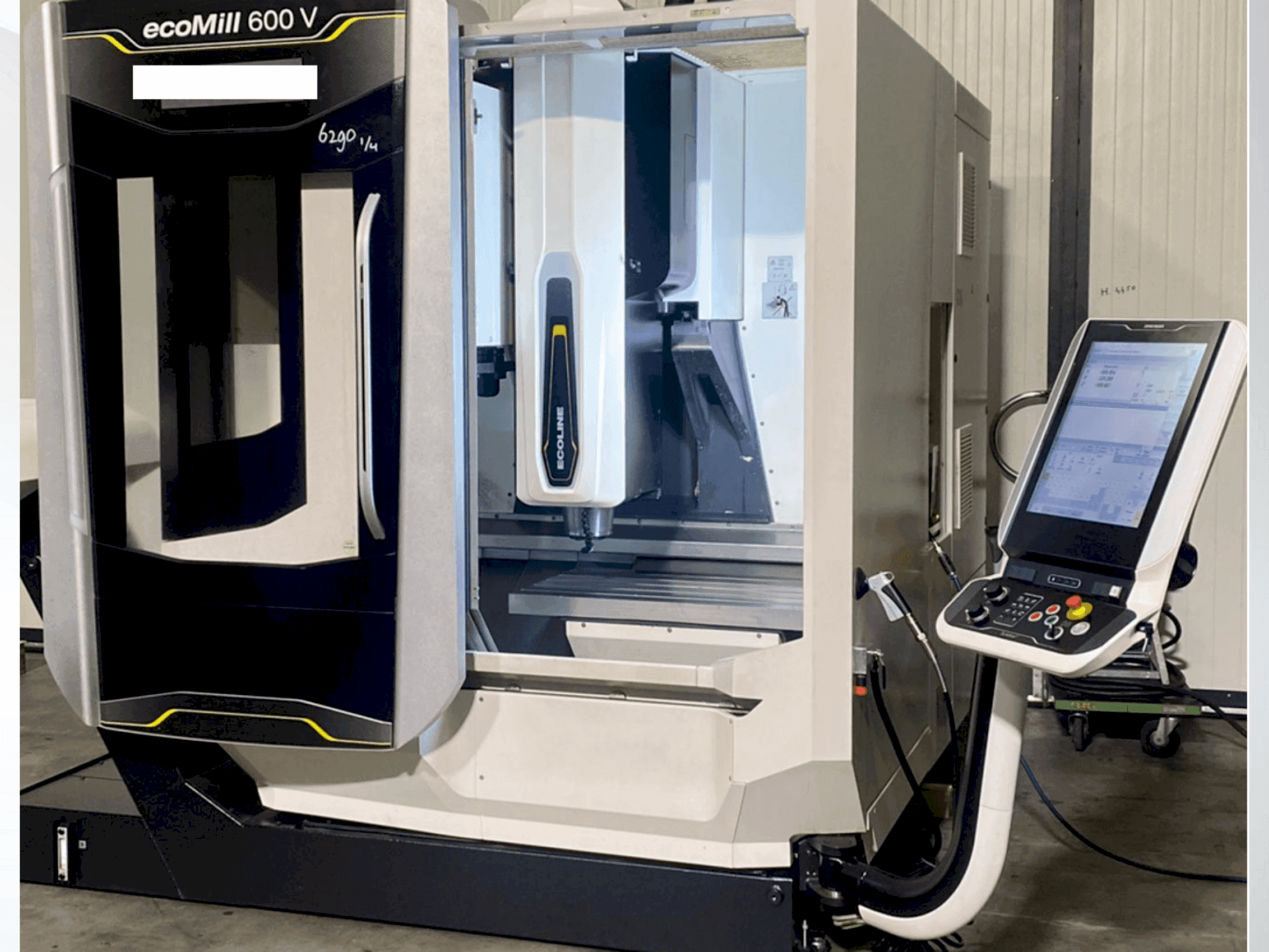 Makine  DMG Ecomill 600V - Önden görünüm