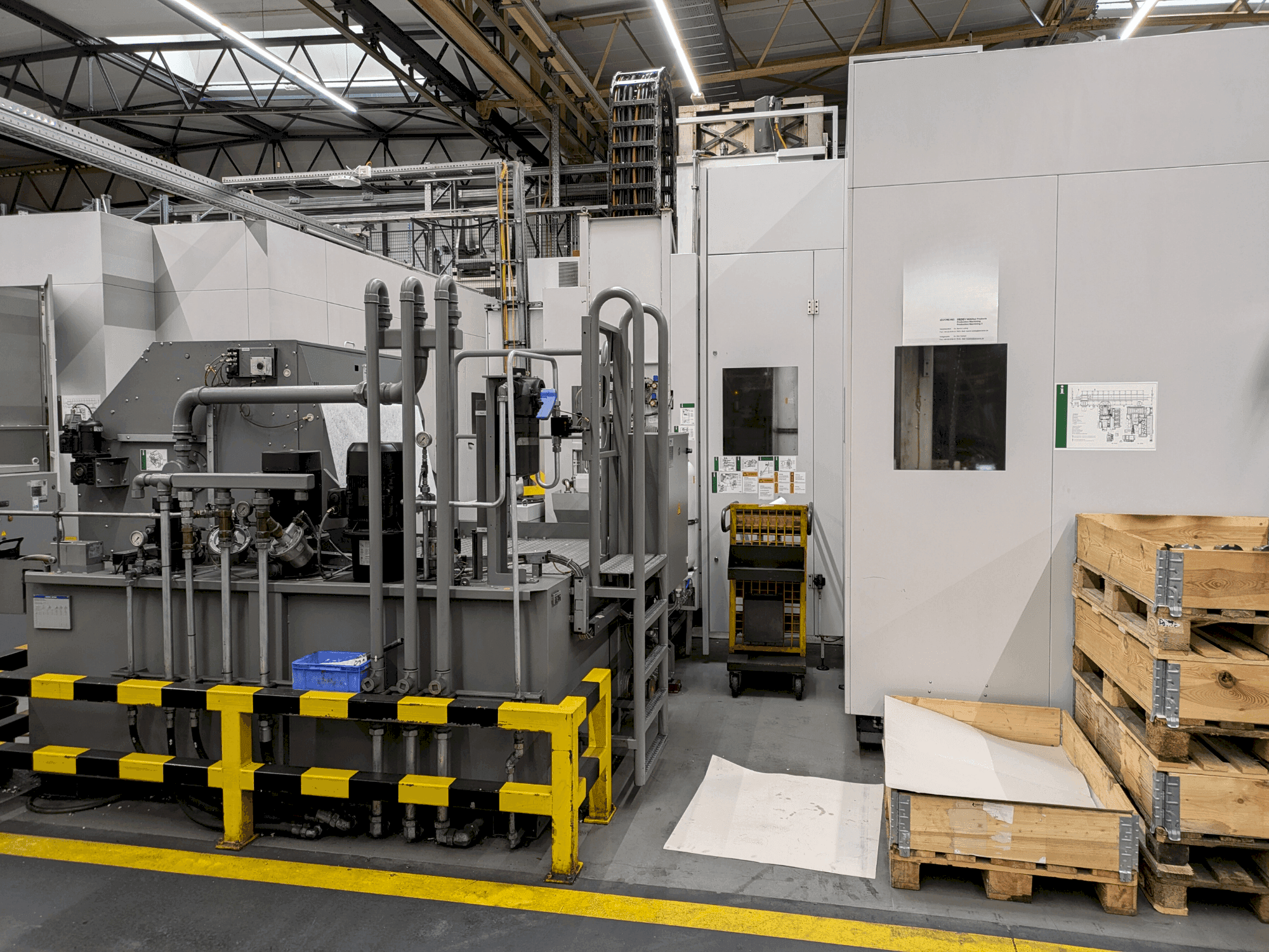 Makine  Heckert HEC 1000 H/V - Önden görünüm