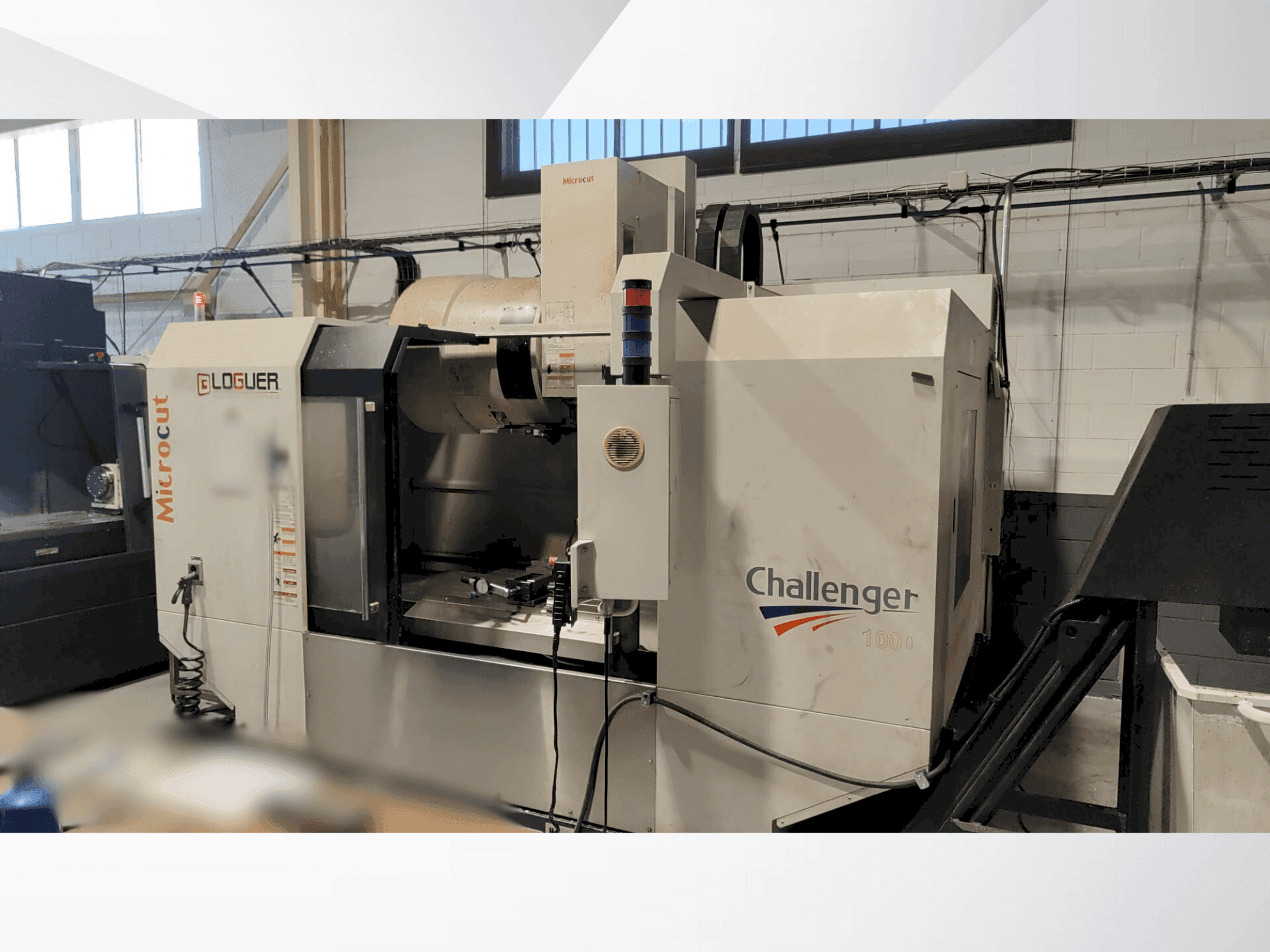 Makine  MICROCUT Challenger VM 1000 - Önden görünüm
