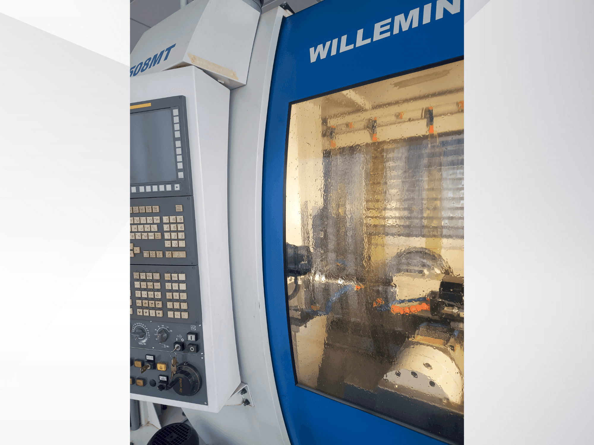 Makine  WILLEMIN-MACODEL 508MT-195 - Önden görünüm
