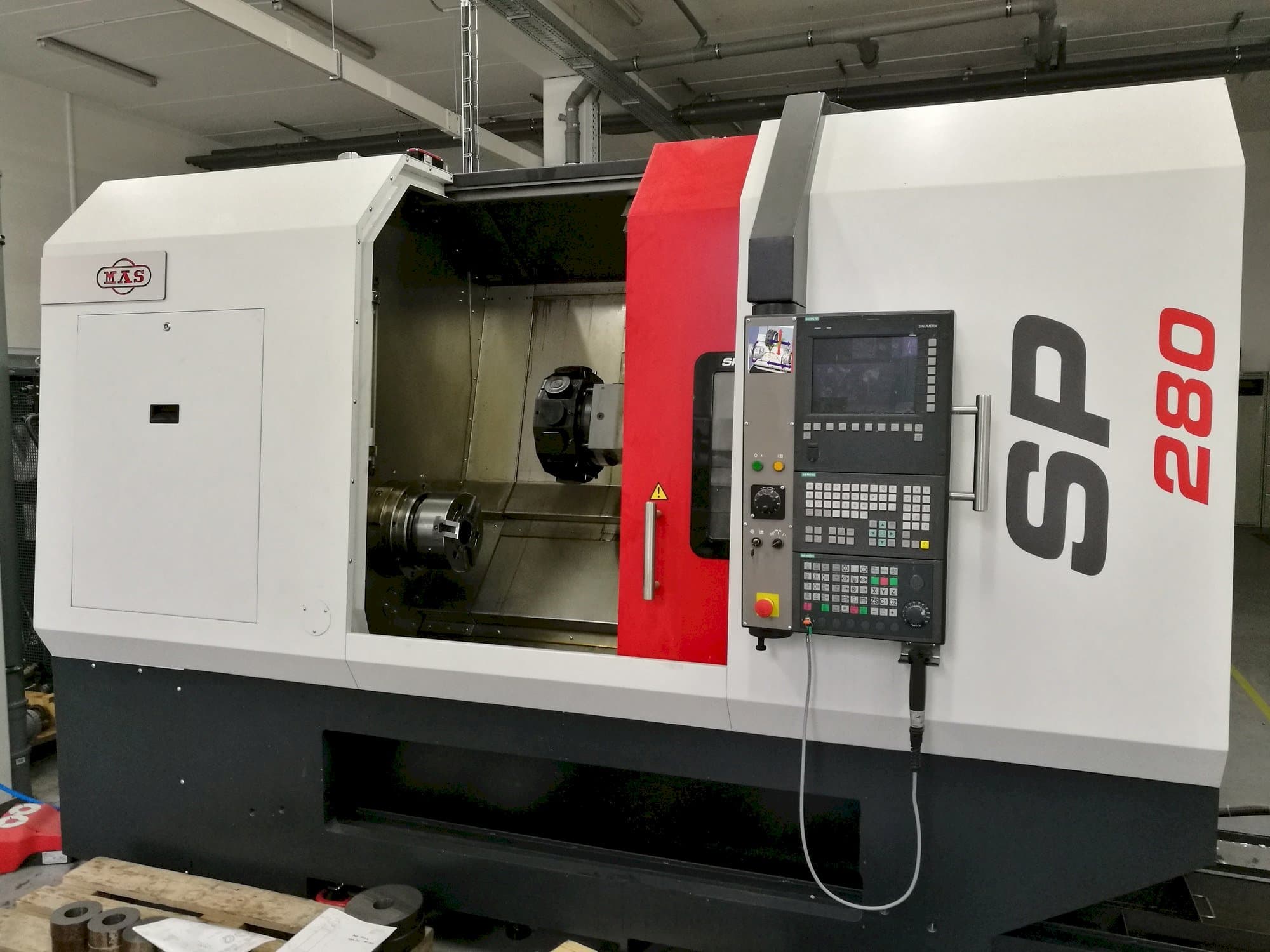 Makine  KOVOSVIT MAS SP 280 SY - Önden görünüm