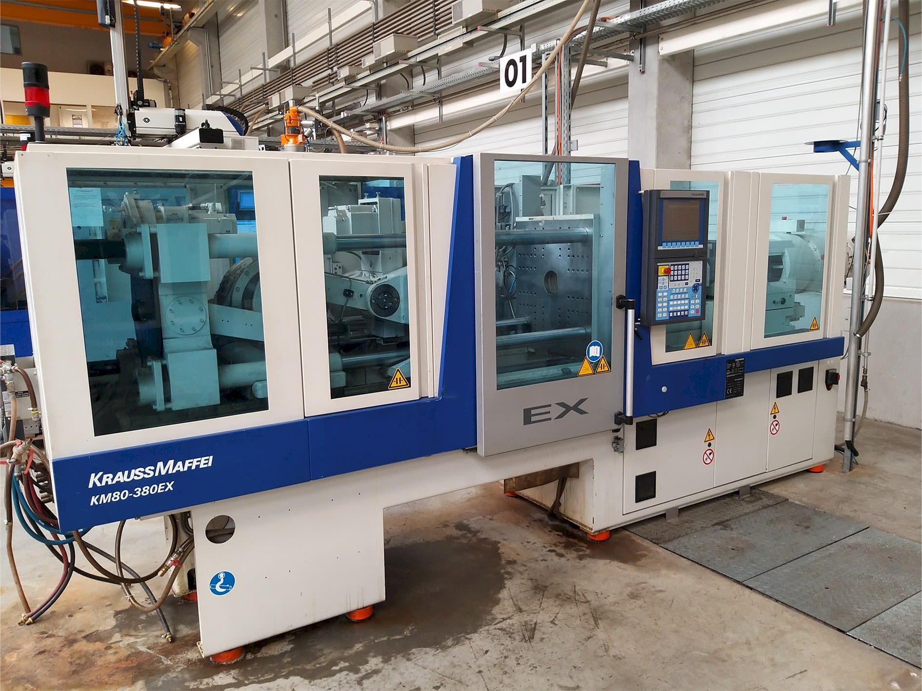 Makine  Krauss Maffei 80-380 Ex - Önden görünüm