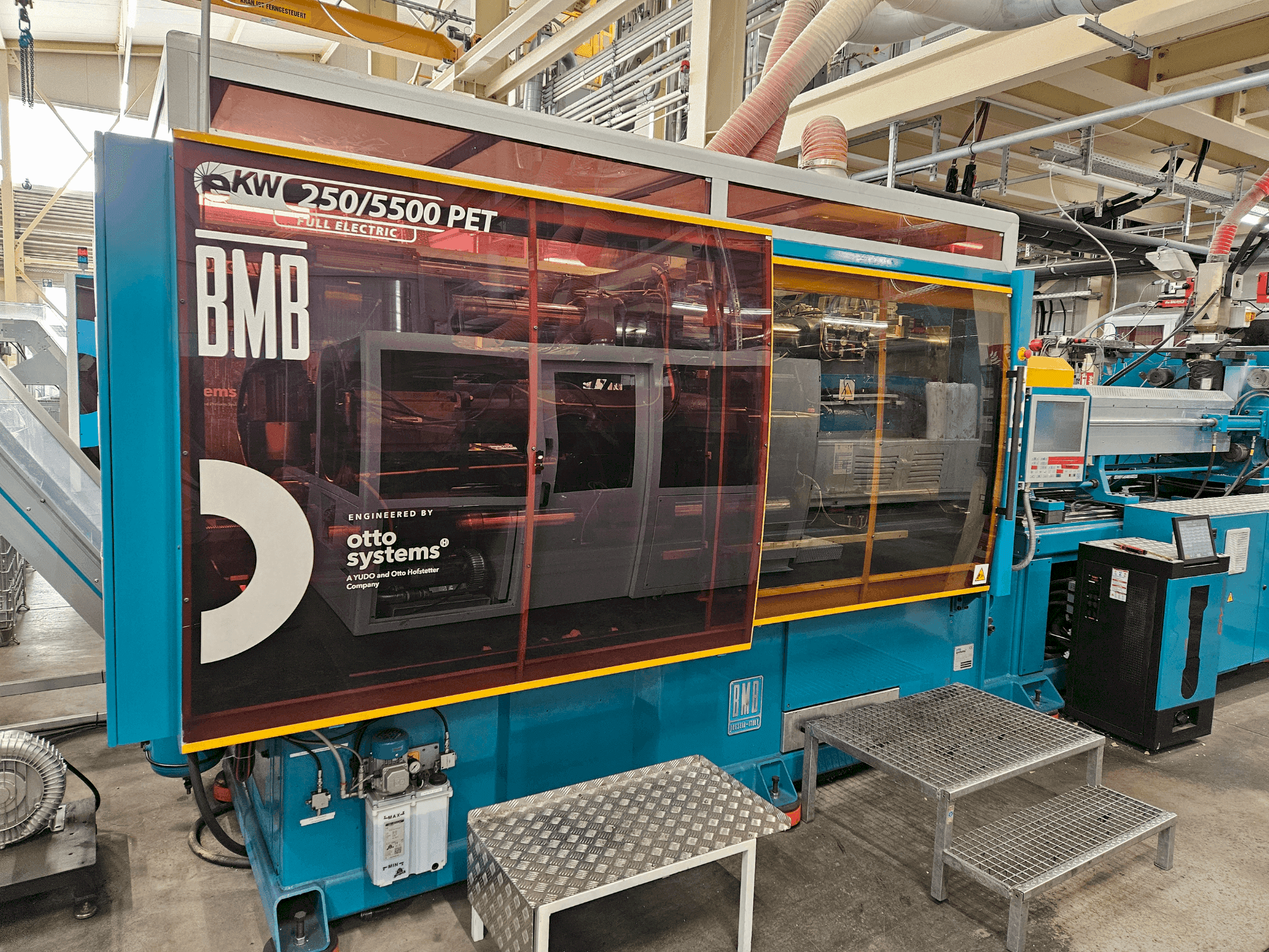 Makine  Otto Systems eKW 250/5500 PET - Önden görünüm