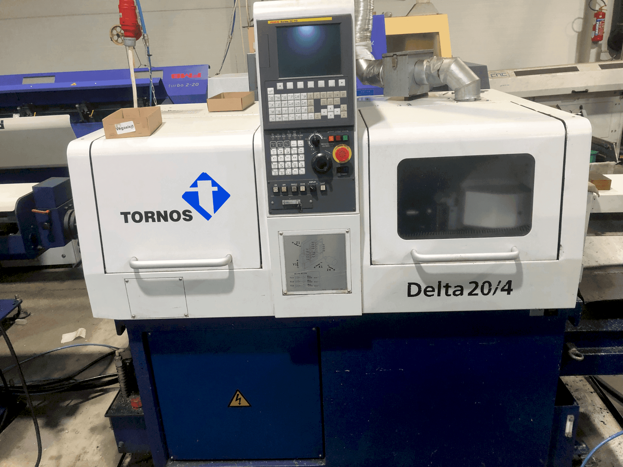 Makine  TORNOS TORNOS DELTA 20/4 - Önden görünüm
