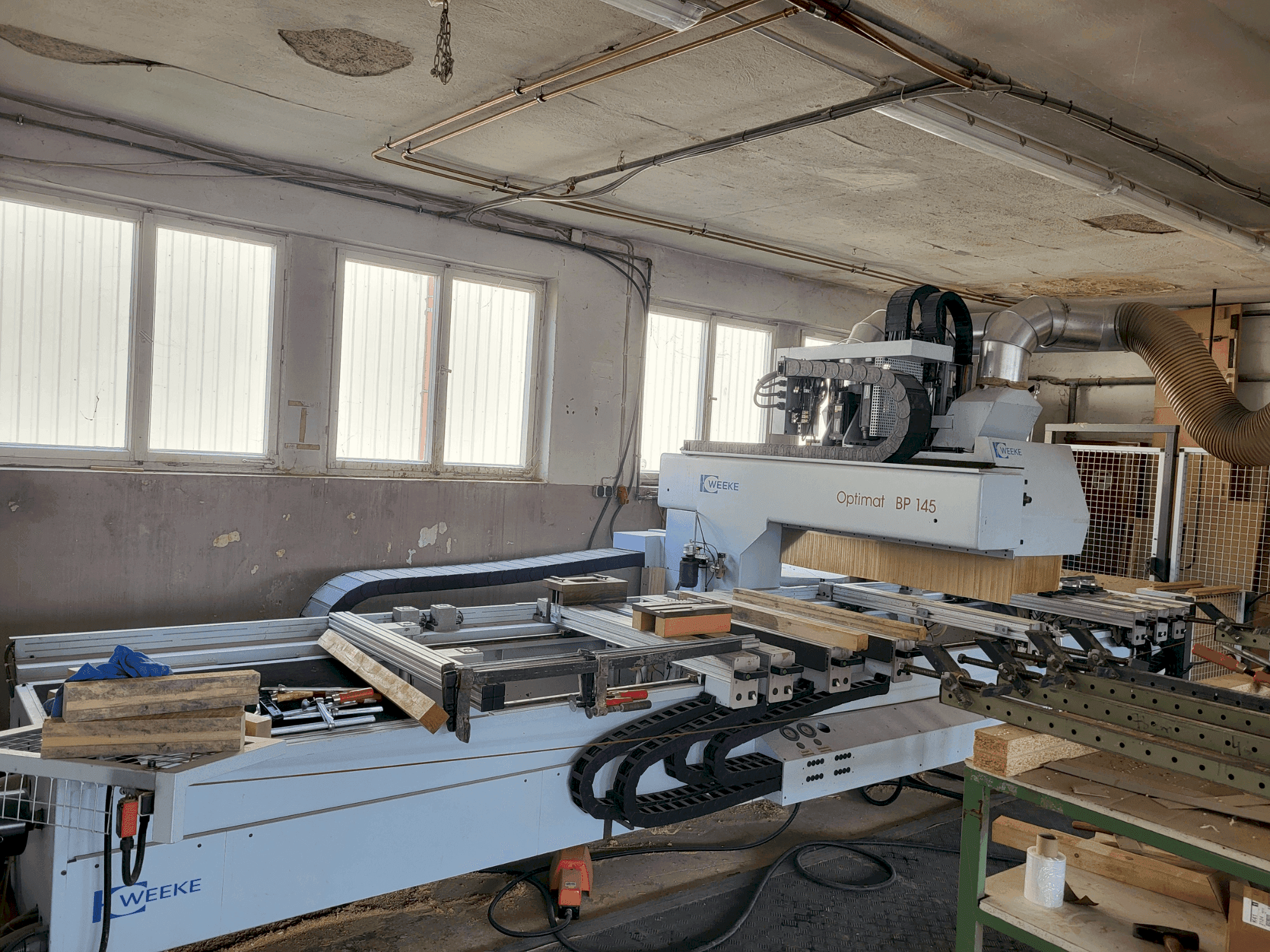 Makine  Weeke Optimat BP145 - Önden görünüm