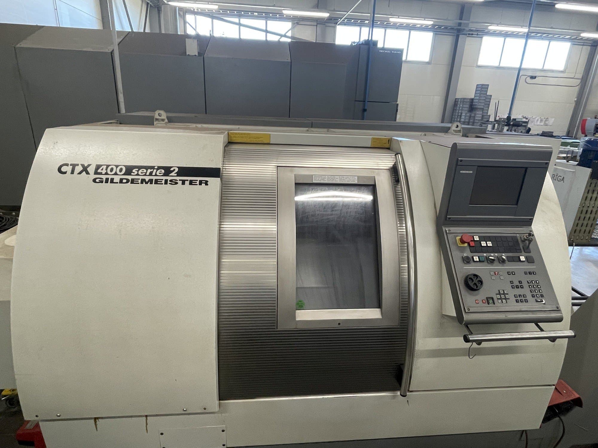 Makine  Gildemeister CTX 400 S2 - Önden görünüm