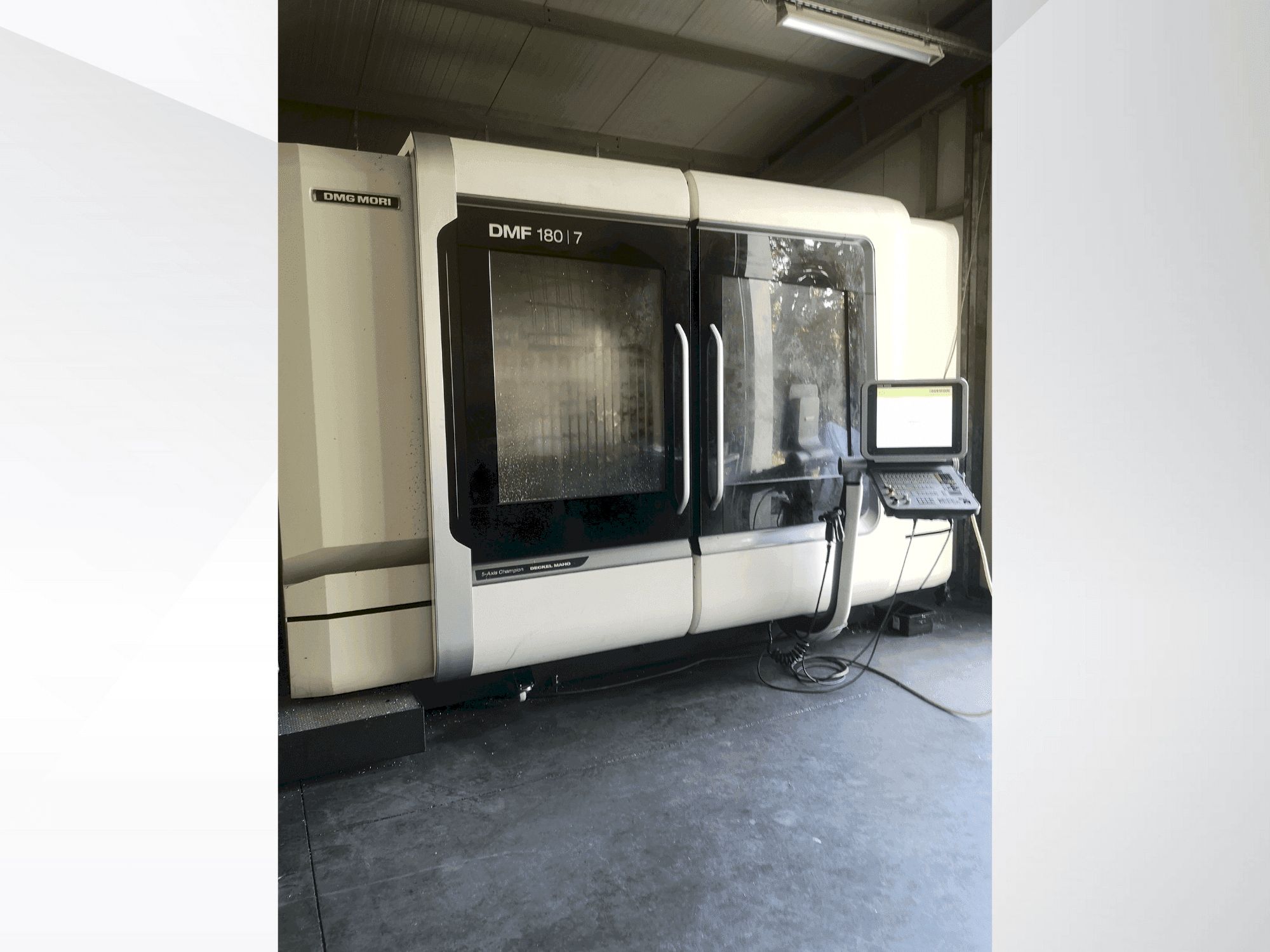 Makine  DMG MORI DMF 180/7 - Önden görünüm