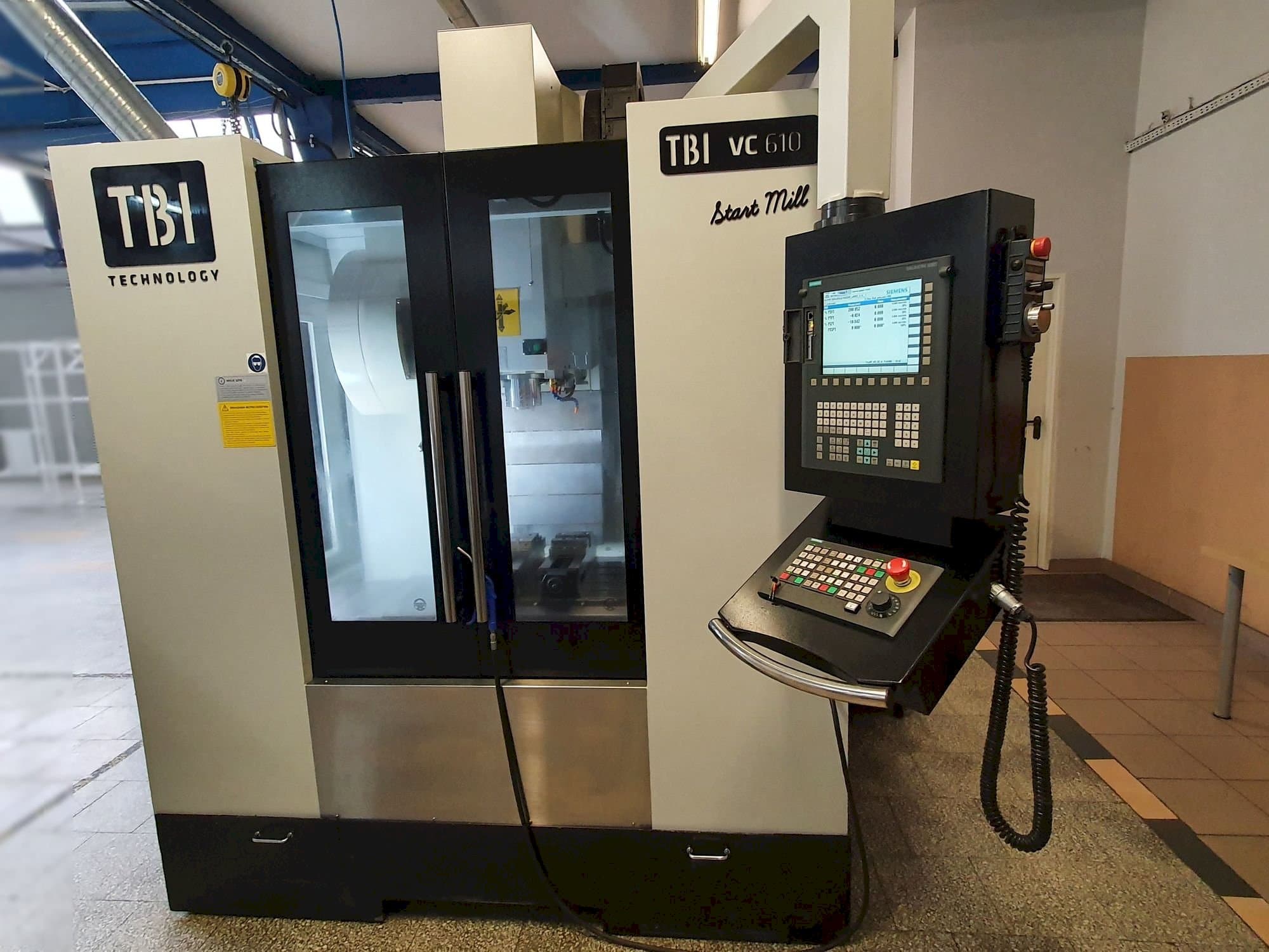 Makine  TBI VC610 Start Mill - Önden görünüm