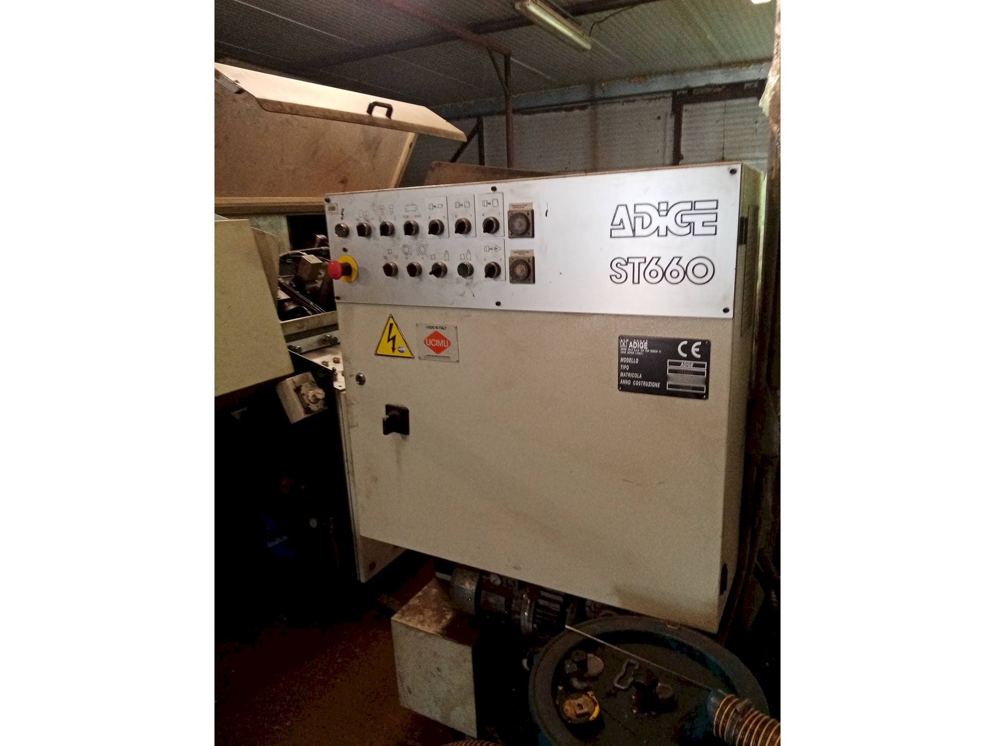 Makine  ADIGE TT640 ST660 - Önden görünüm