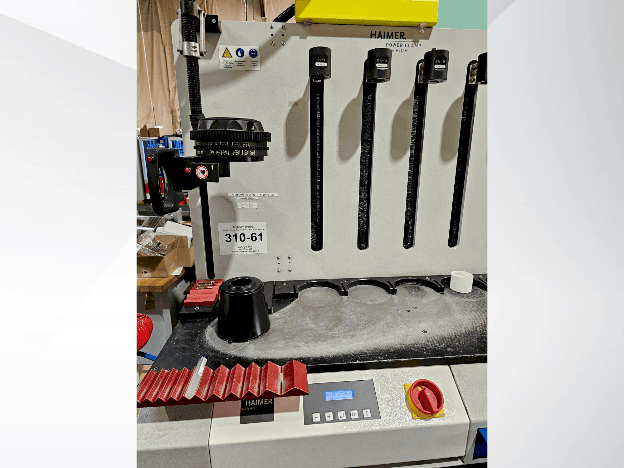 Makine  HAIMER PC 2011 Premium - Önden görünüm