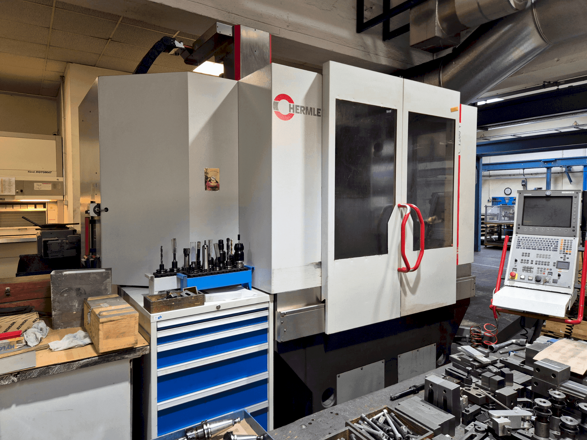 Makine  HERMLE C 1200 V - Önden görünüm