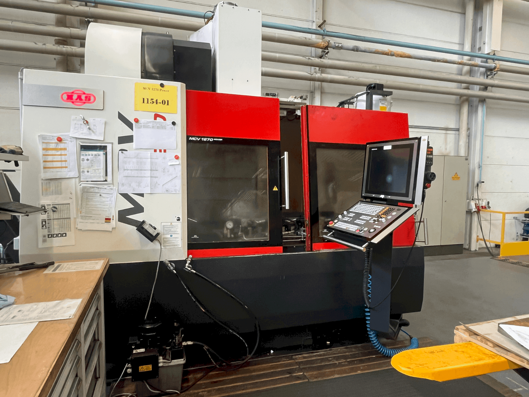 Makine  MAS MCV 1270 Power - Önden görünüm