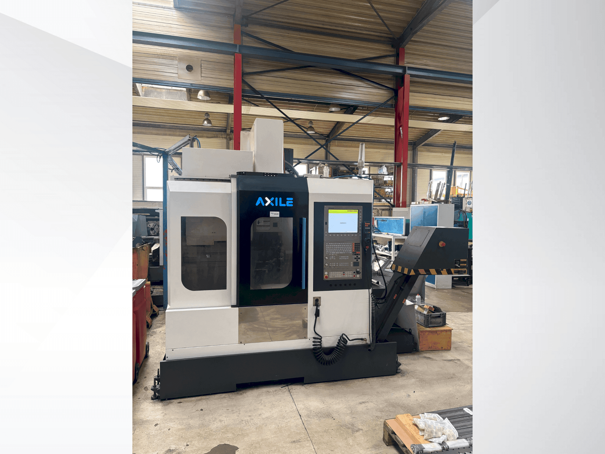 Makine  AXILE V4 - Önden görünüm