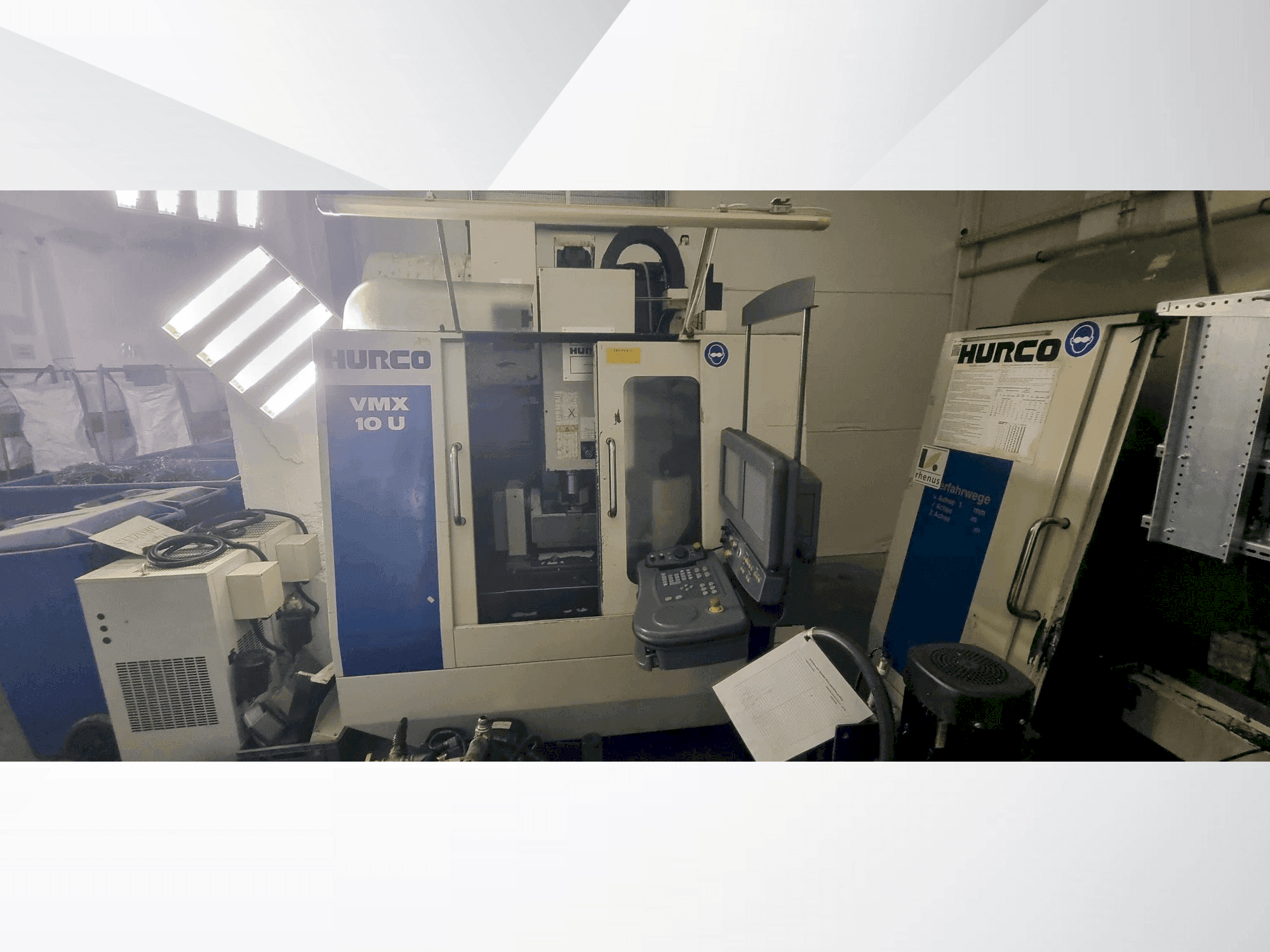 Makine  Hurco VMX 10U - Önden görünüm