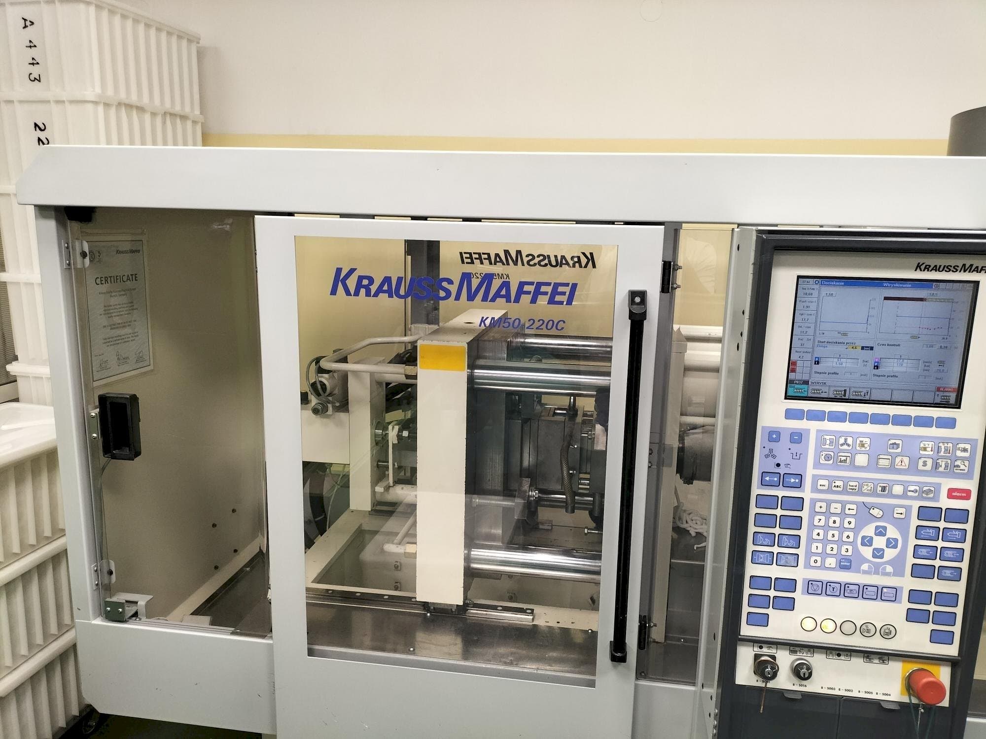 Makine  Krauss Maffei KM 50-220C Win - Önden görünüm