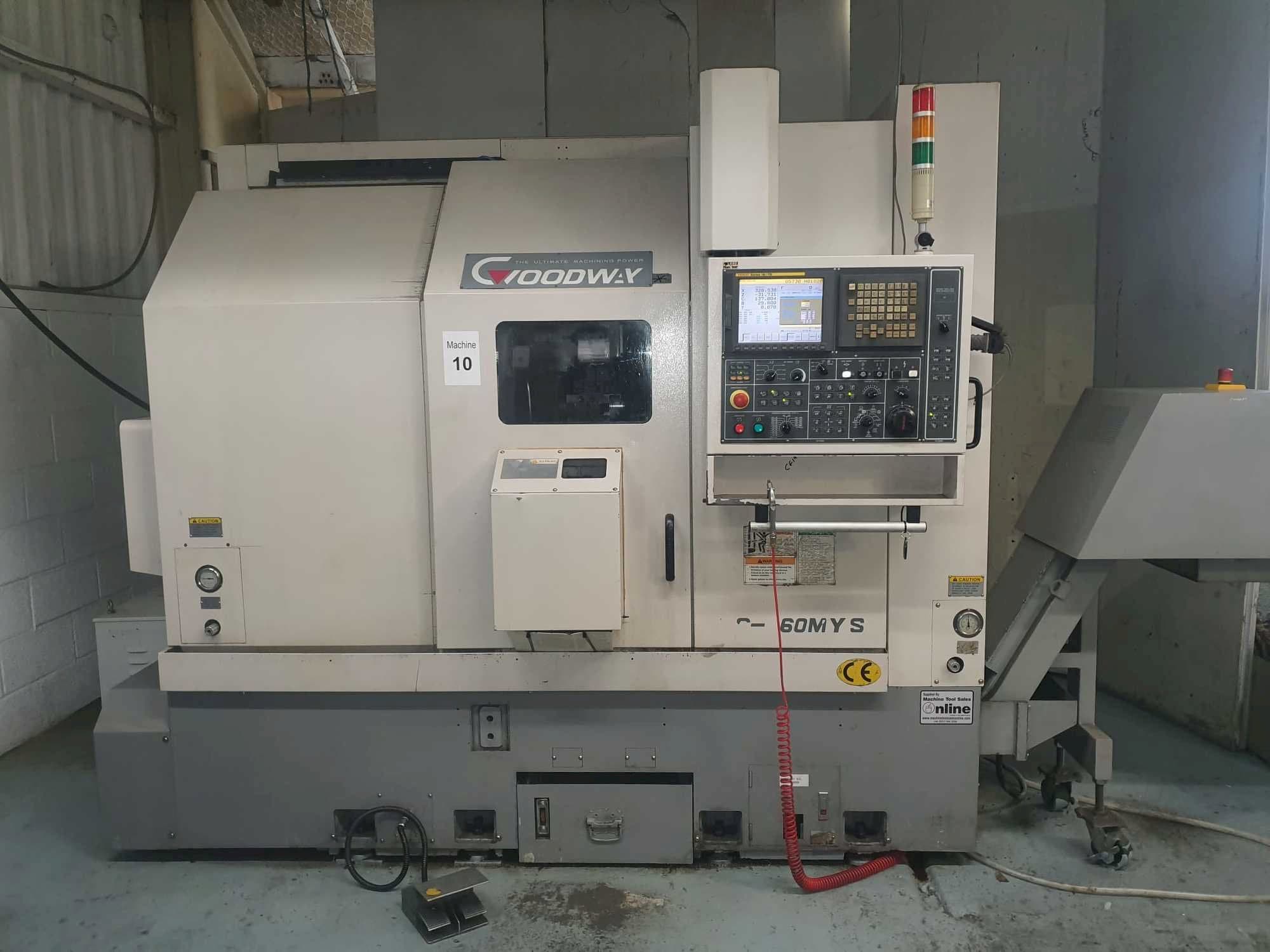 Makine  Goodway GS-260MYS - Önden görünüm