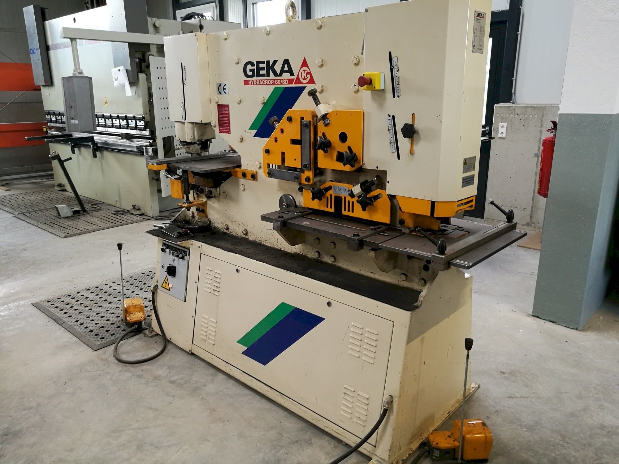 Makine  GEKA Hydracrop 80 SD - Önden görünüm