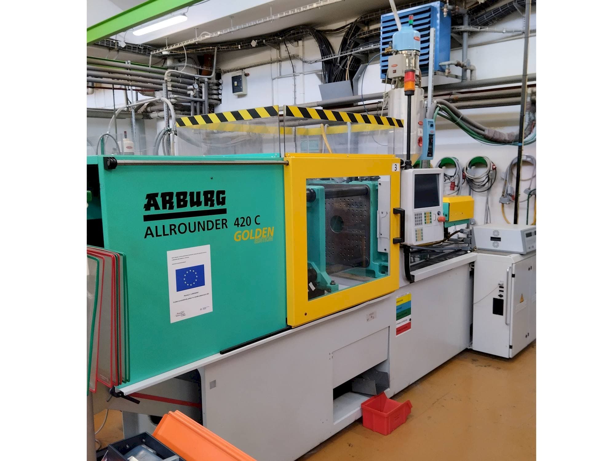 Makine  Arburg 420C 1000-290 - Önden görünüm