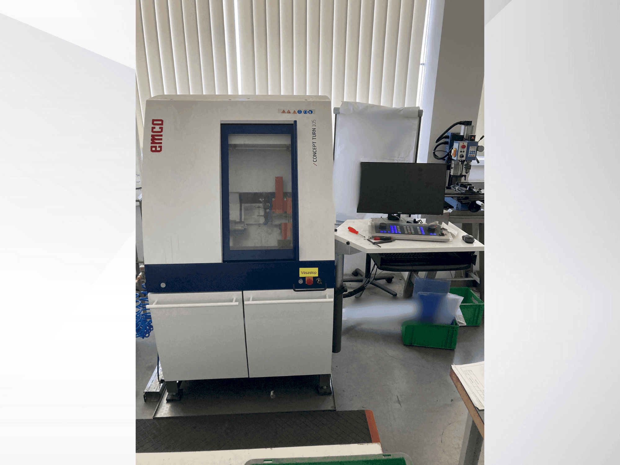 Makine  EMCO Concept Turn 105 - Önden görünüm