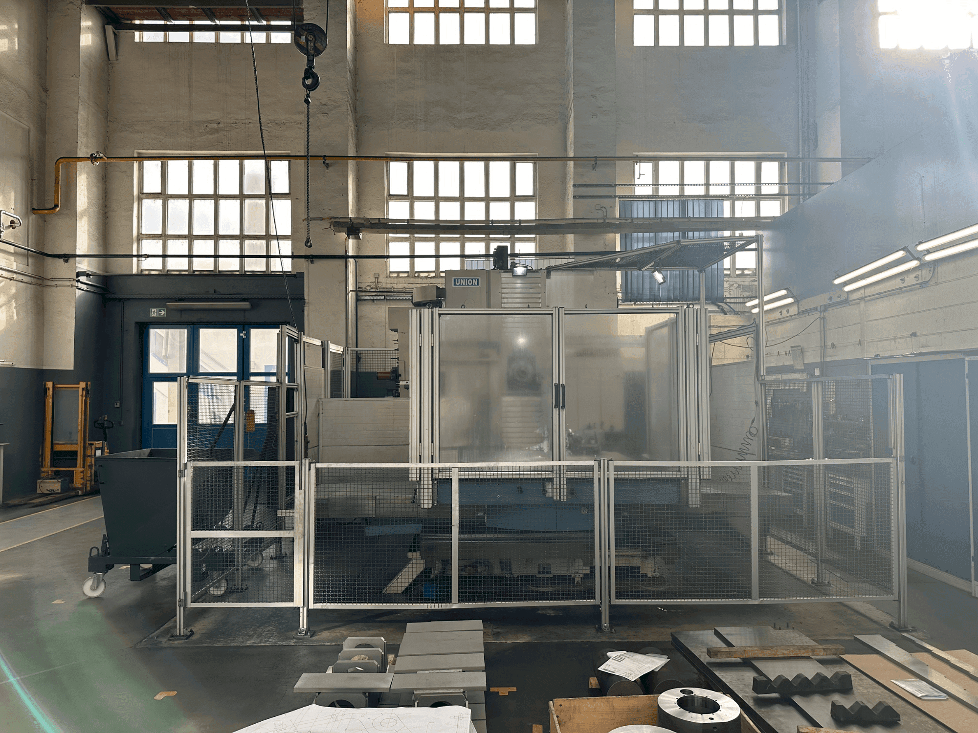 Makine  Union TC 110 - Önden görünüm