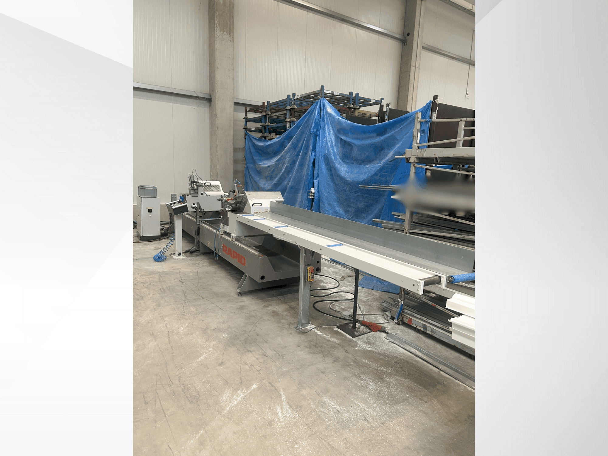 Makine  RAPID DGL 200-E - Önden görünüm