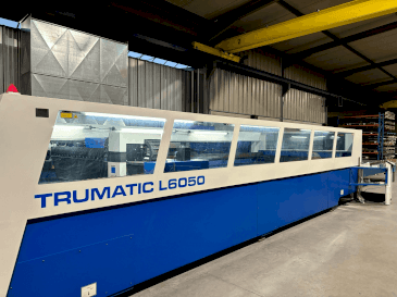 Makine TRUMPF Trumatic L6050 - Önden görünüm