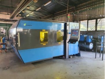 Makine Prima Power Platino Fiber - Önden görünüm
