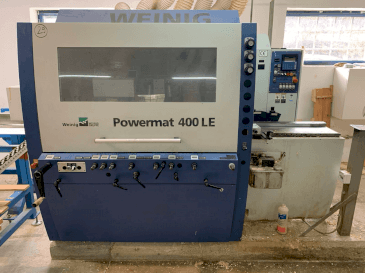 Makine  WEINIG / DIMTER POWERMAT 400LE - Önden görünüm
