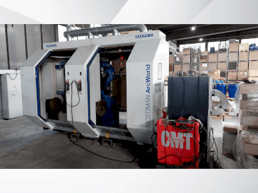 Makine  Yaskawa Motoman ArcWorld - Önden görünüm