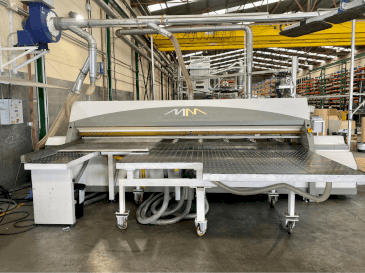 Makine MACMAZZA Top Saw - Önden görünüm