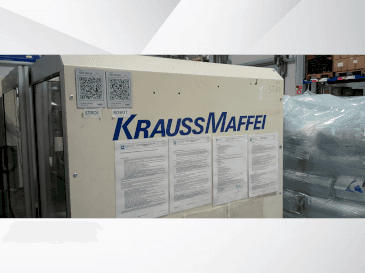 Makine  Krauss Maffei 340 c2/80 - Önden görünüm