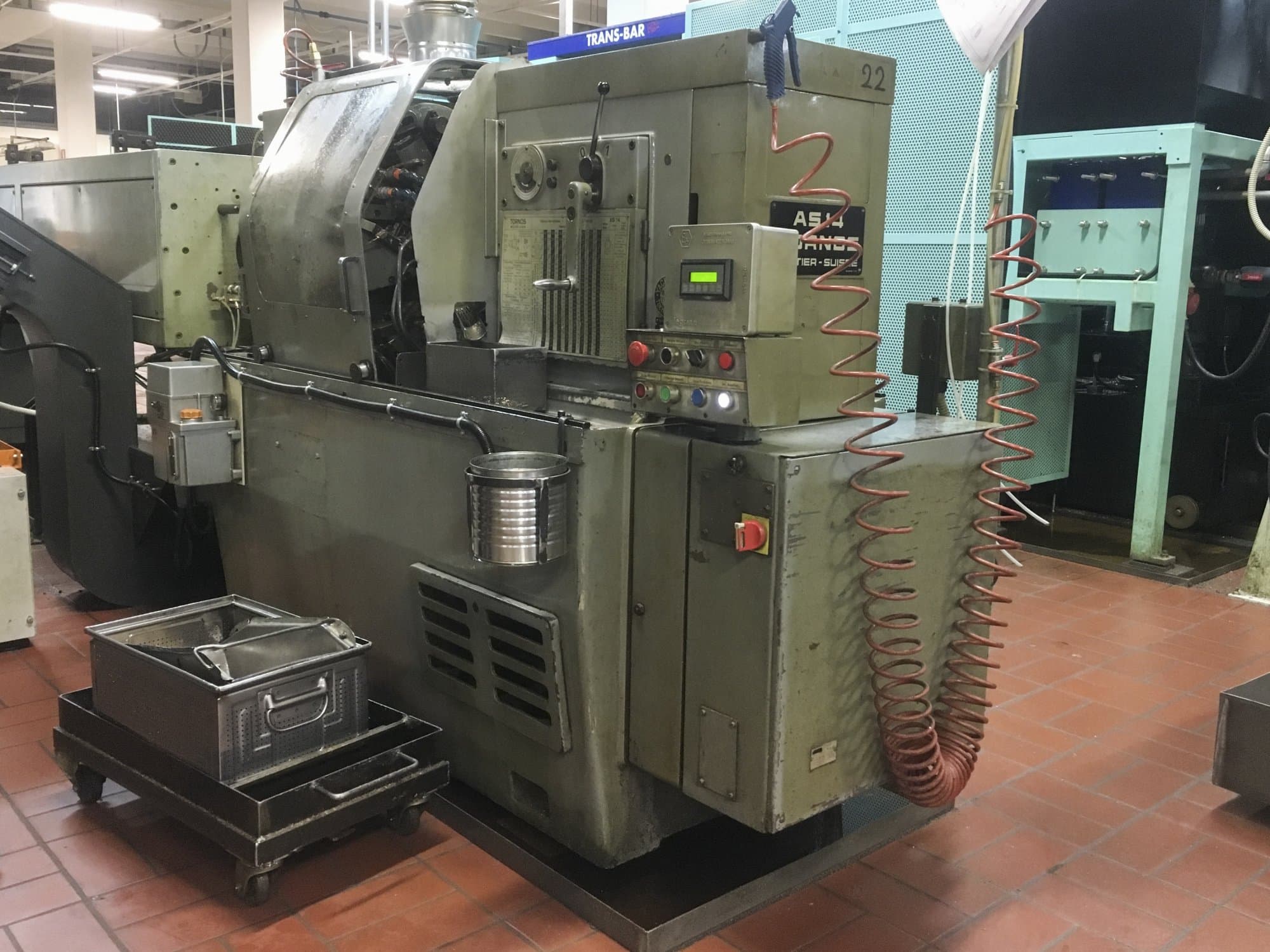 Makine  Tornos - Sağdan görünüm AS-14