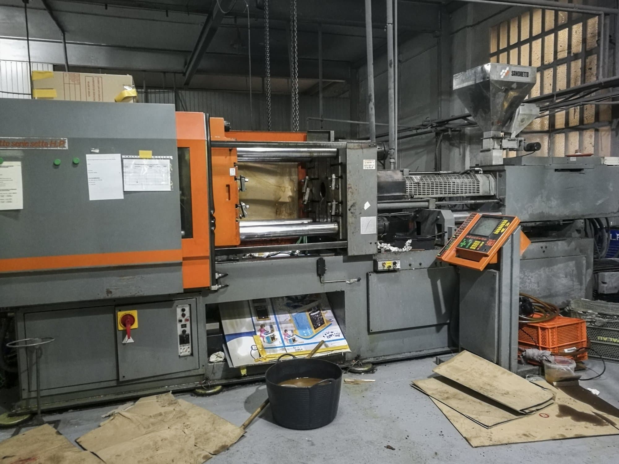 Makine  SANDRETTO - Önden görünüm S.7.250