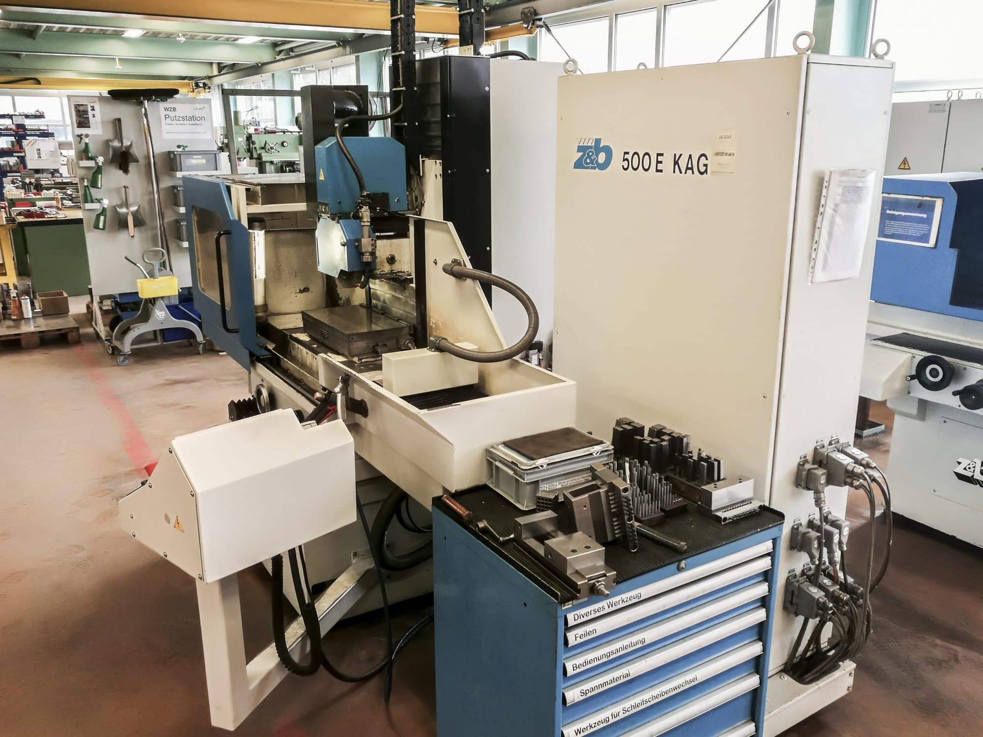 Makine  ZIERSCH & BALTRUSCH - Sağdan görünüm STARLINE 500E