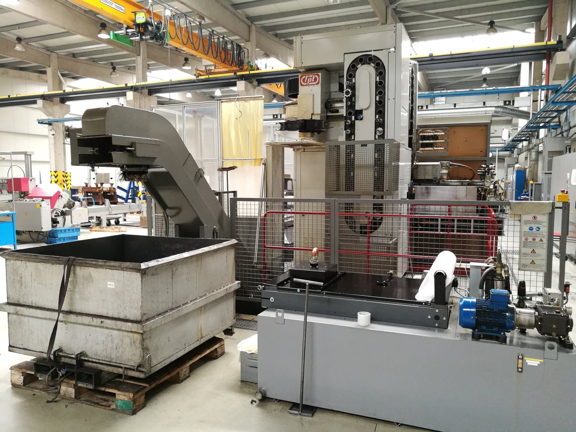 Makine  FPT - Önden görünüm AREA M