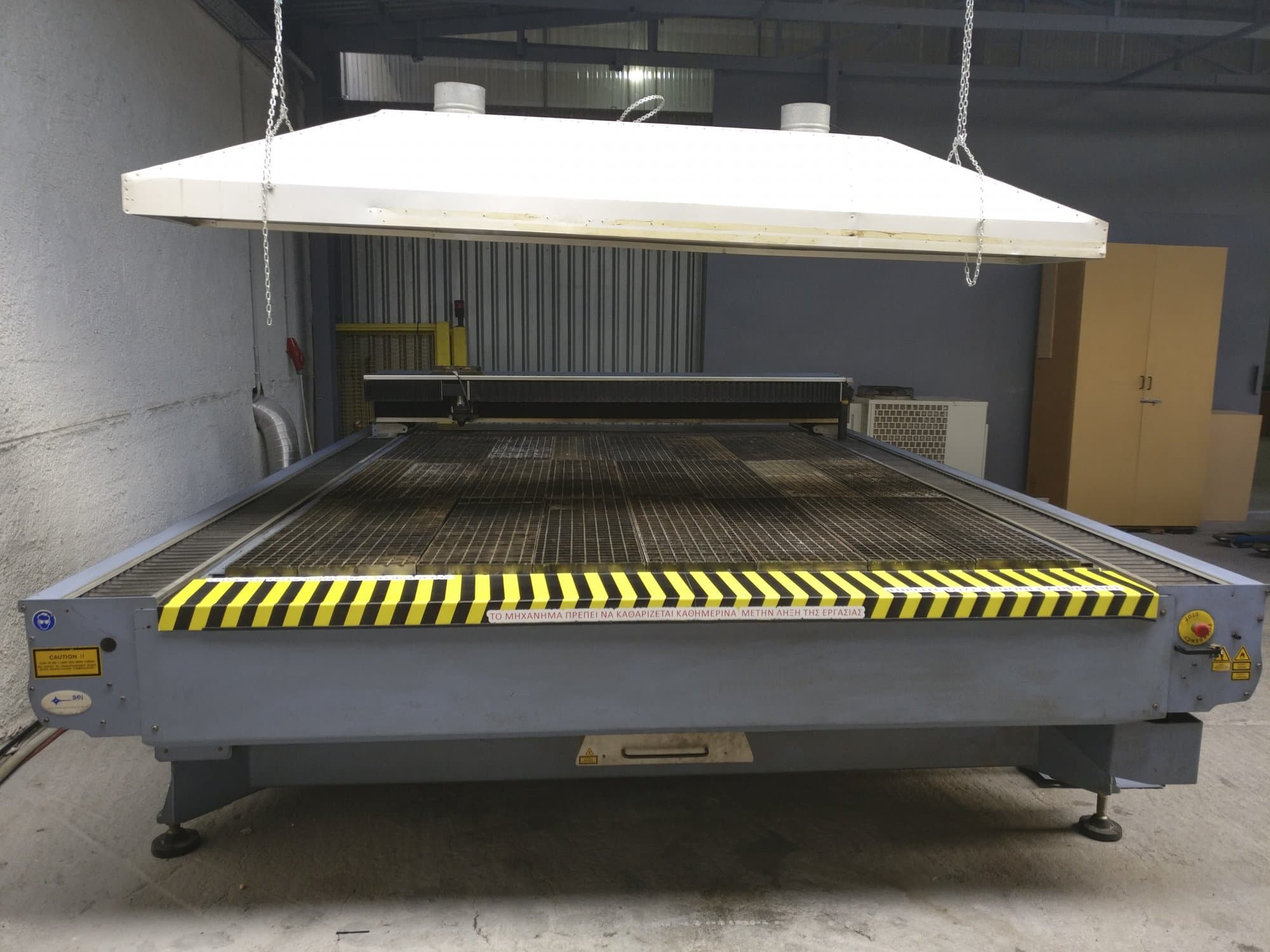 Makine  SEI Laser - Önden görünüm MERCURY 603