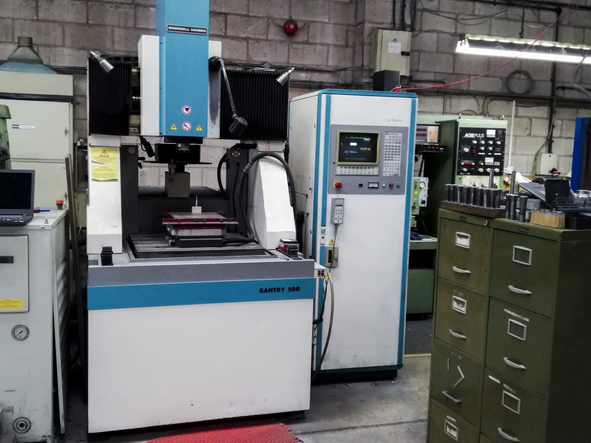 Makine  INGERSOLL HANSEN - Önden görünüm Gantry 500