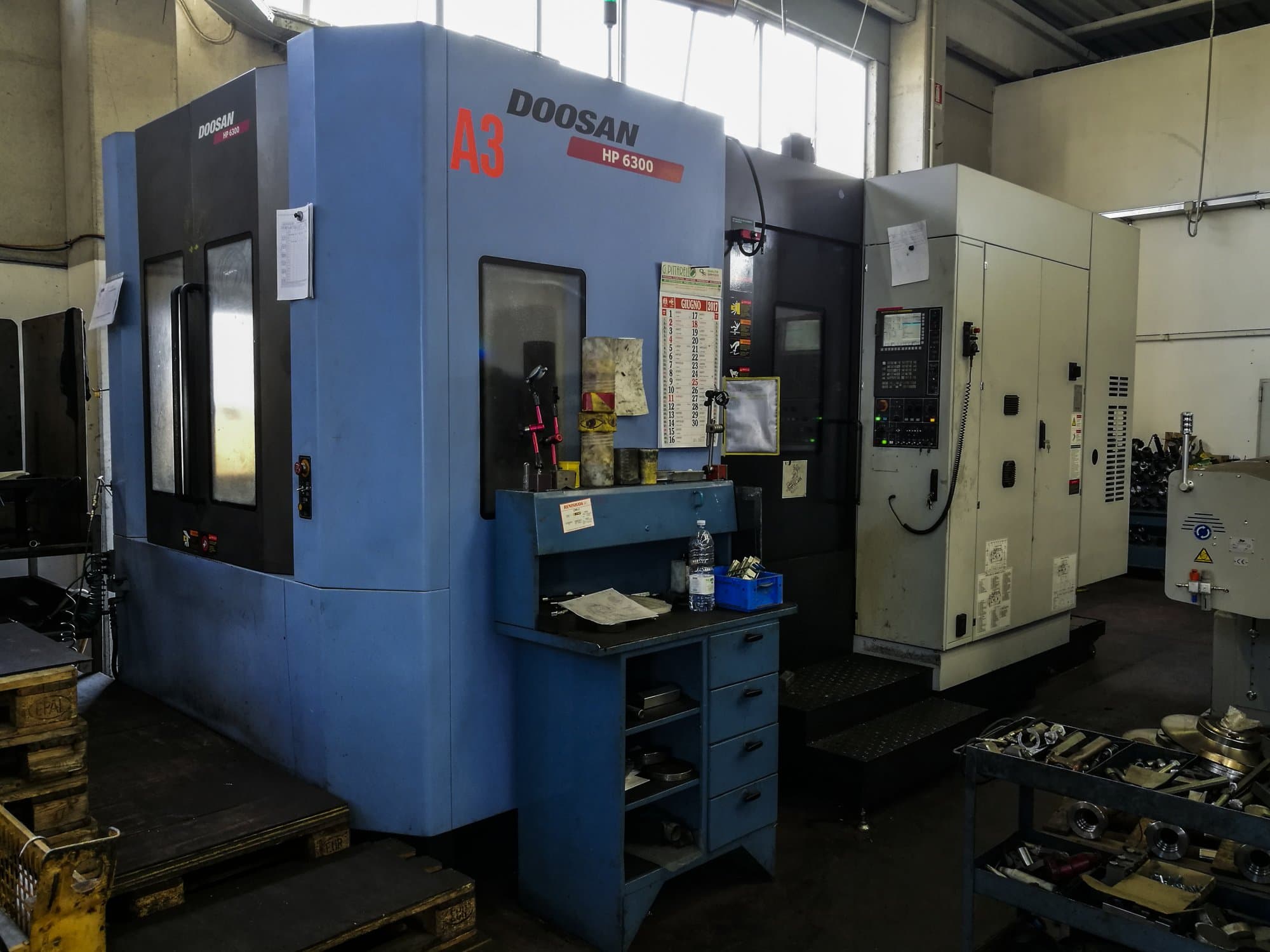 Makine  Doosan - Sol görünüm HP 6300