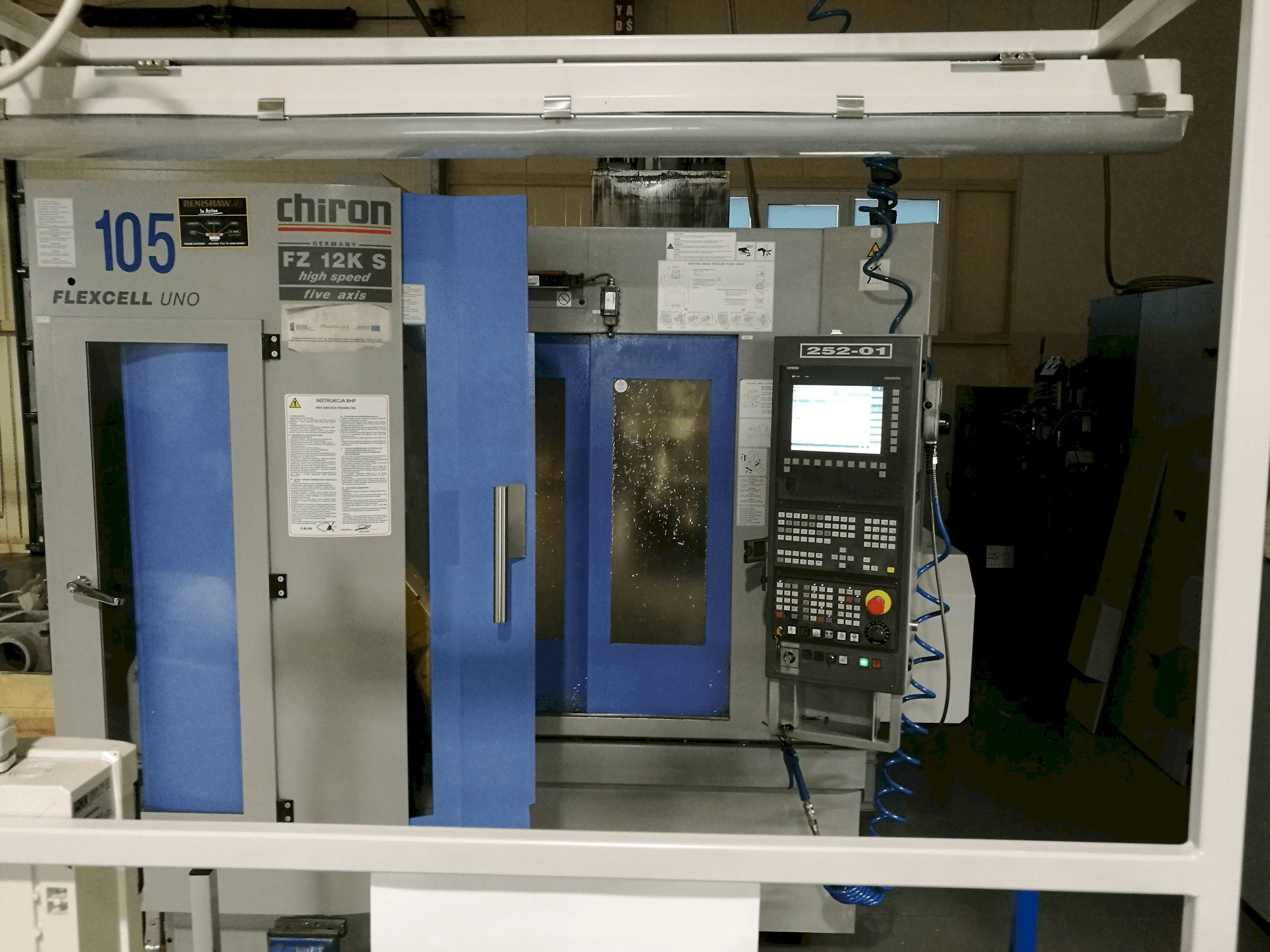 Makine CHIRON FZ 12 KS - Önden görünüm