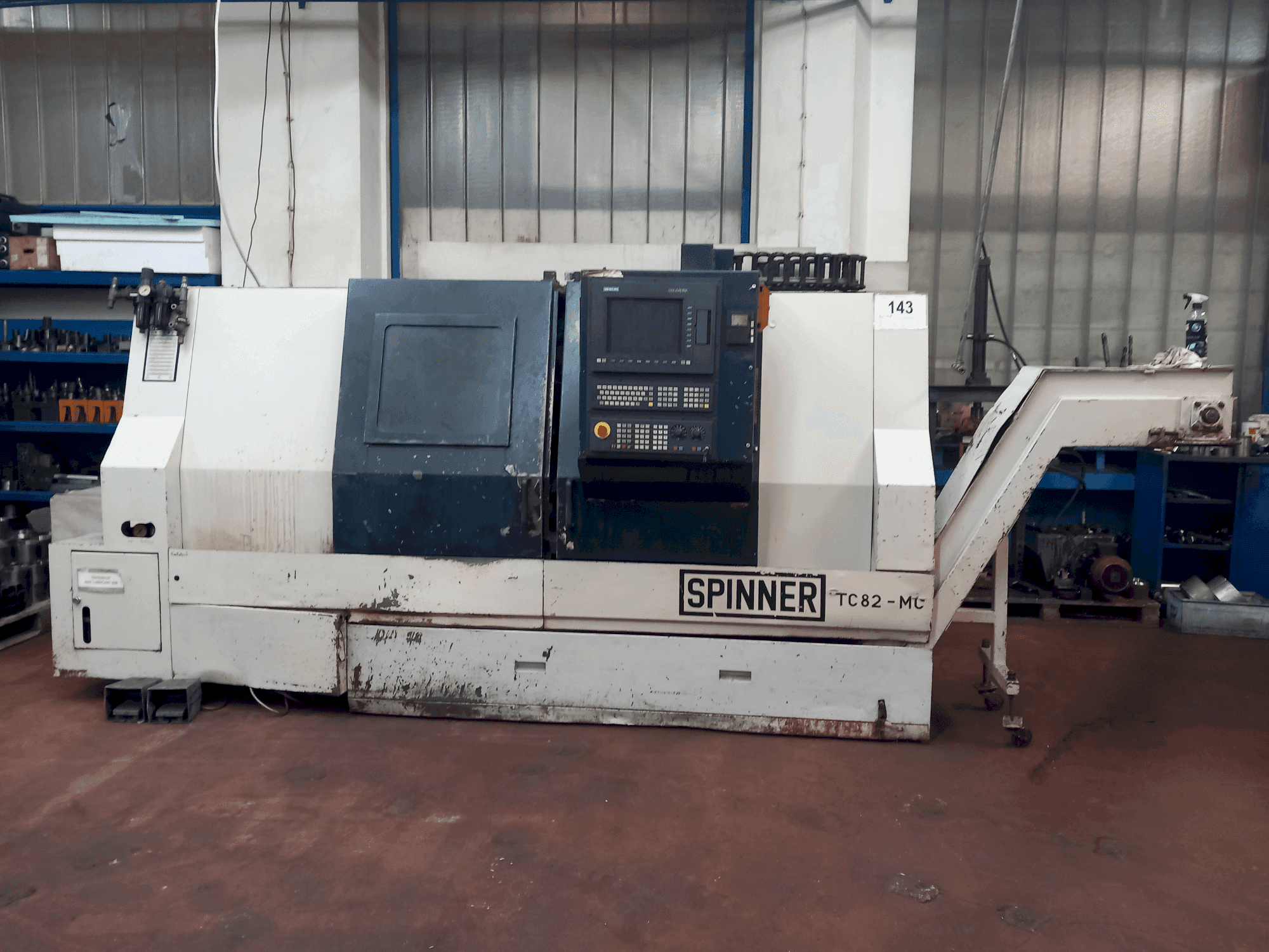 Makine SPINNER TC 82 -MC - Önden görünüm