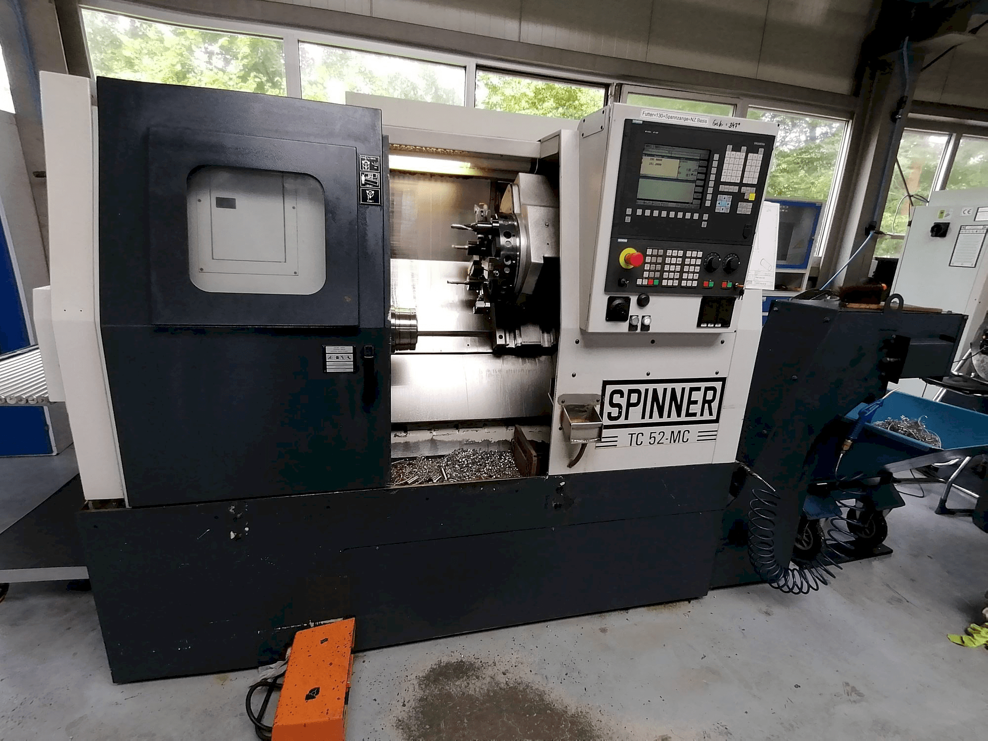 Makine SPINNER TC 52-MC - Önden görünüm