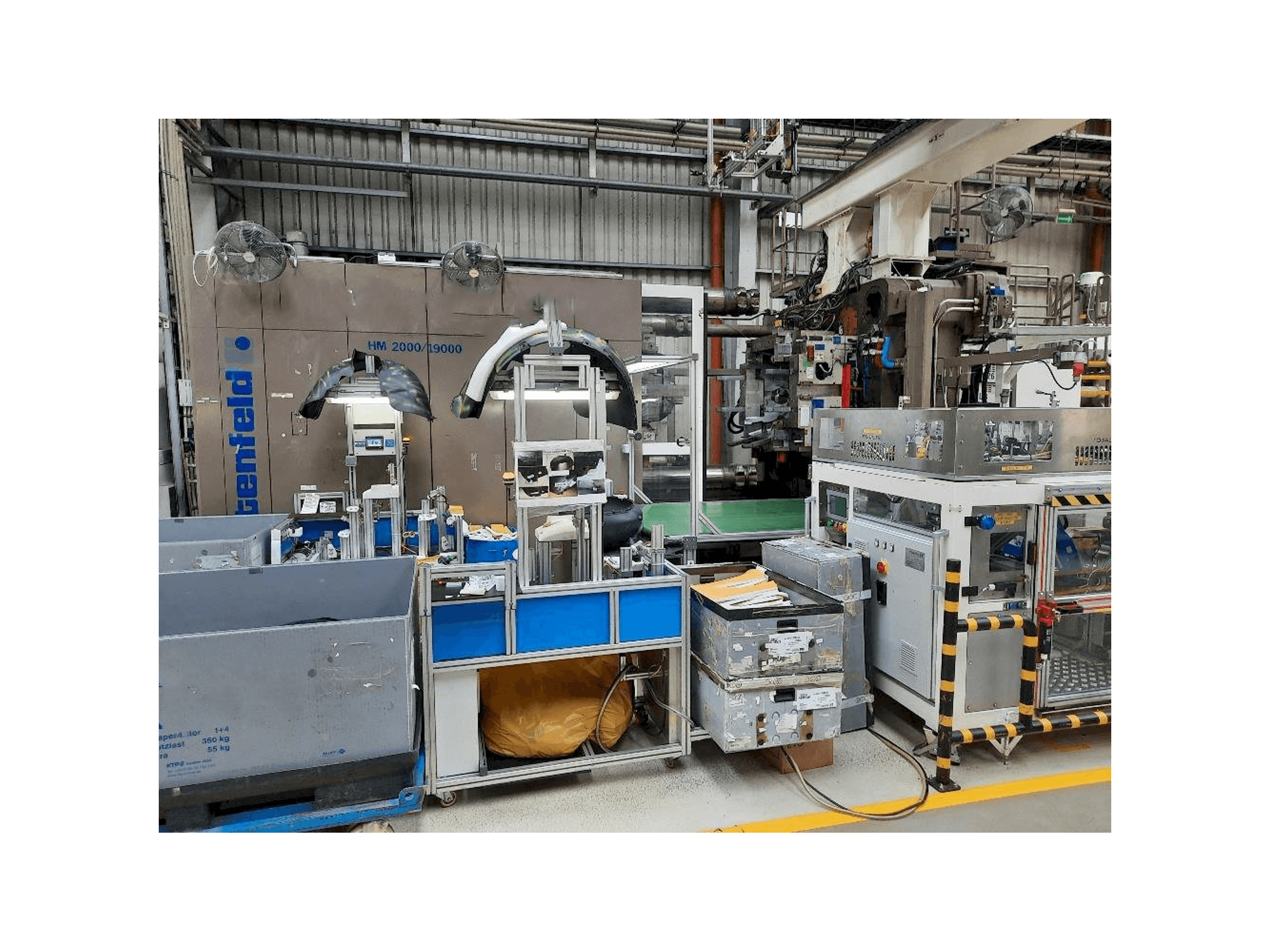 Makine Battenfeld HM2000/19000 - Önden görünüm