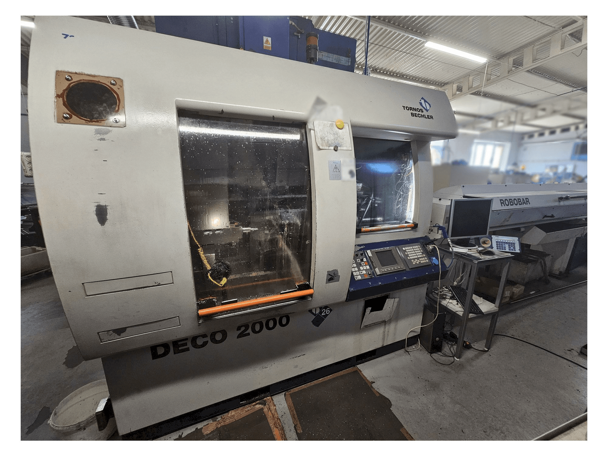 Makine Tornos Deco 26 - Önden görünüm