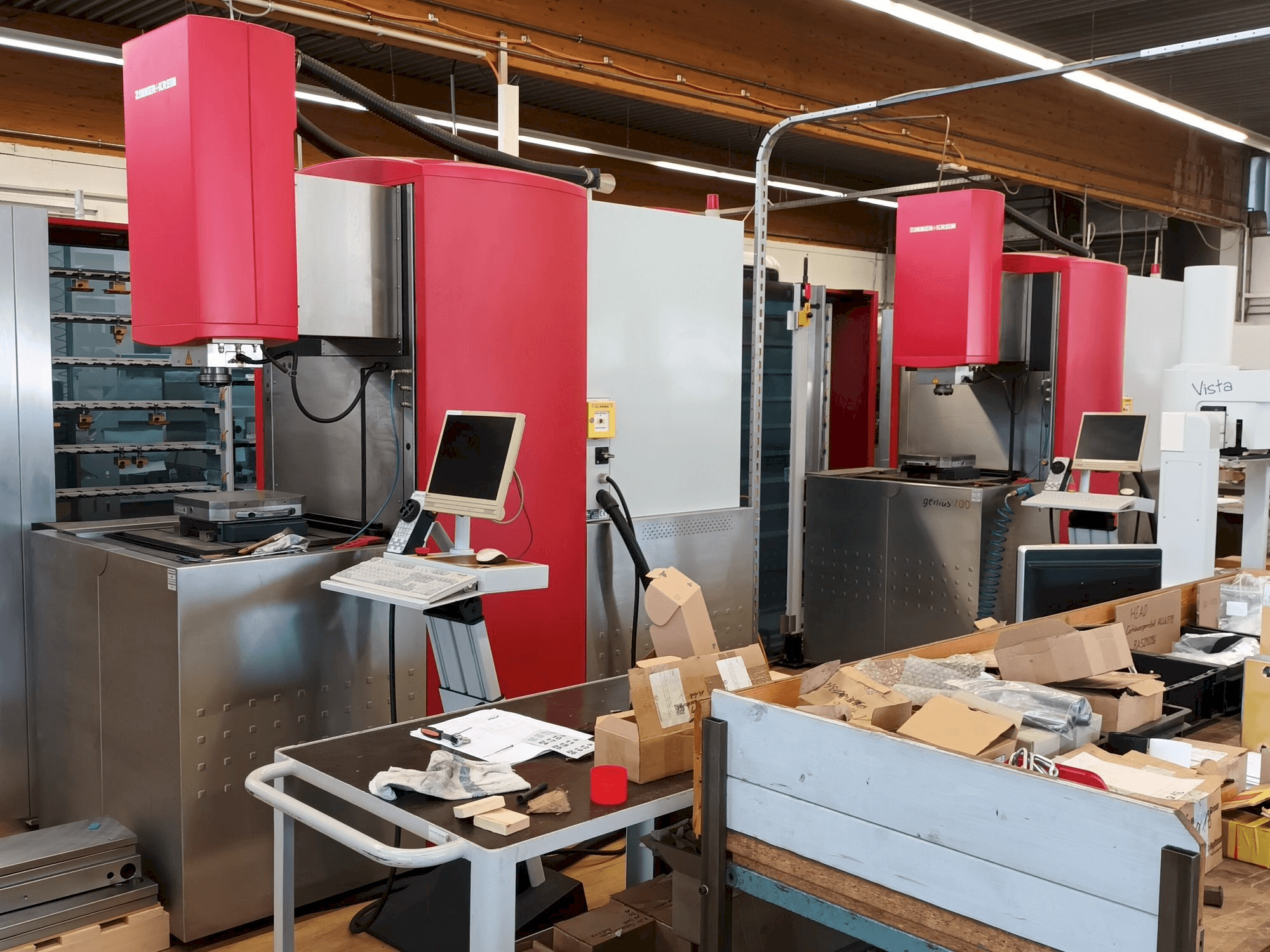 Makine Zimmer+Kreim Genius 700 - Önden görünüm