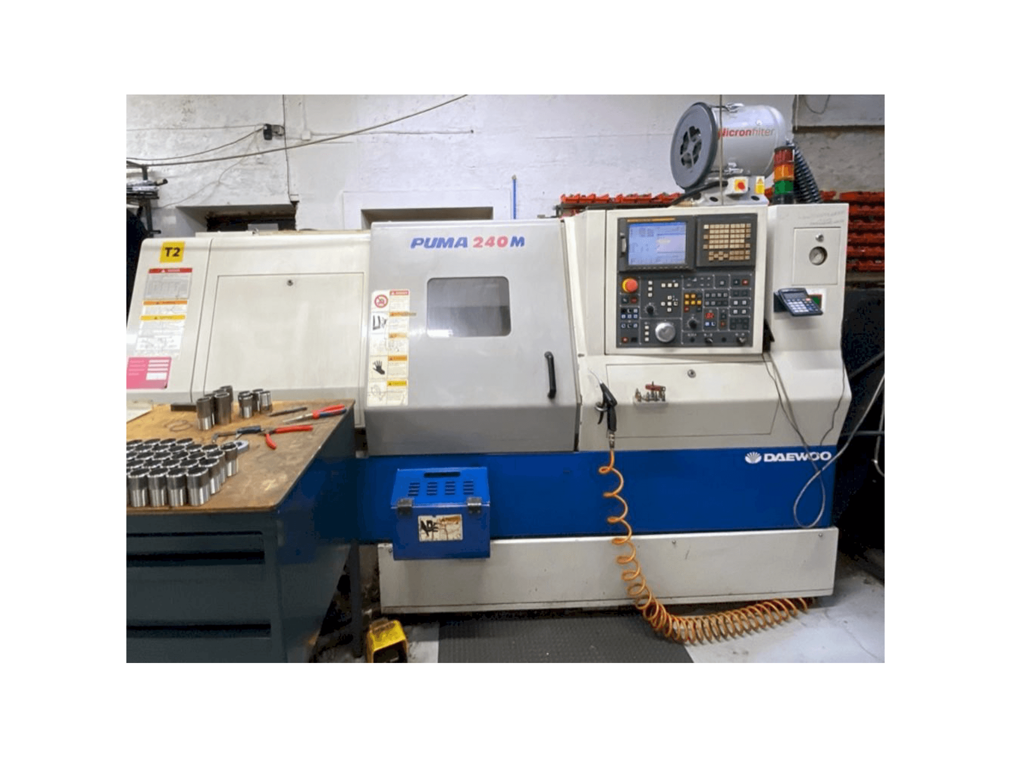 Makine DAEWOO PUMA 240MB - Önden görünüm