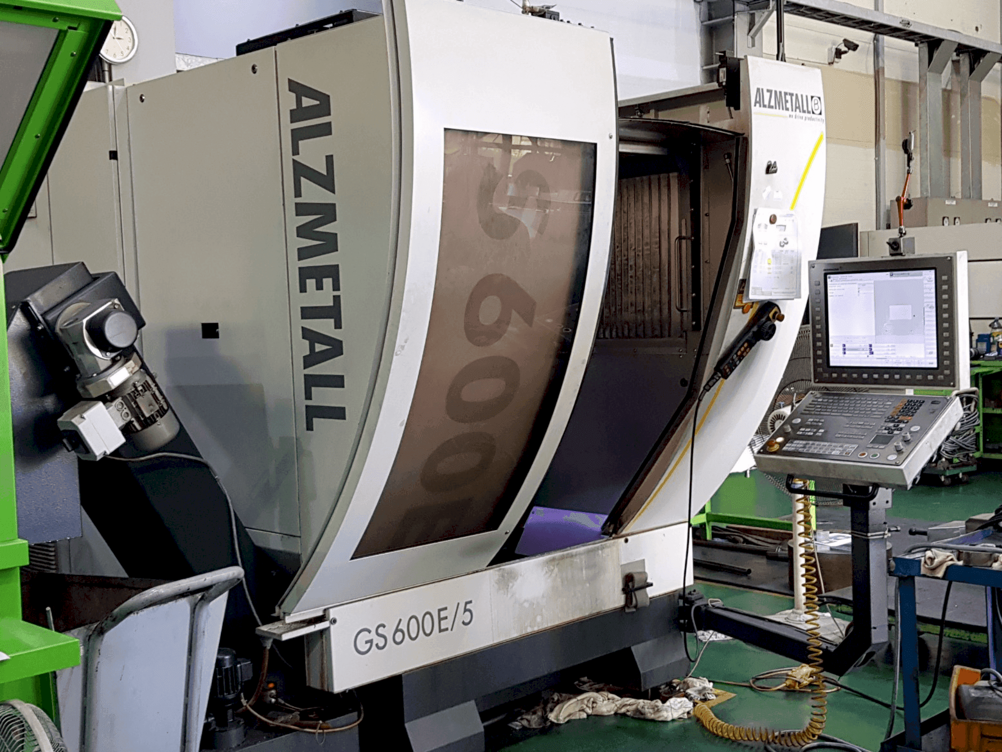 Makine Alzmetall GS600E/5 - Önden görünüm