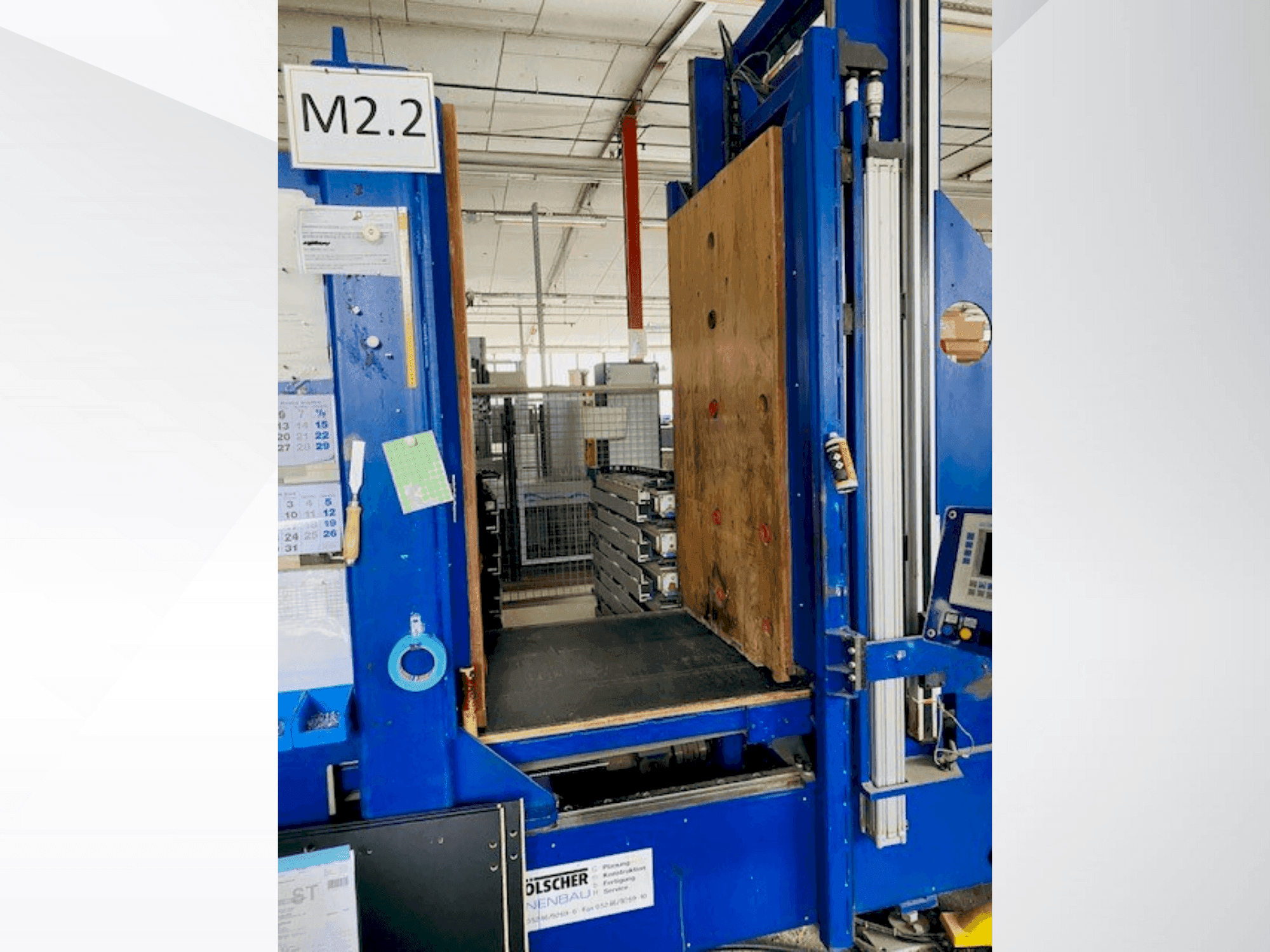 Makine Hüttenhölscher Body Press - Önden görünüm