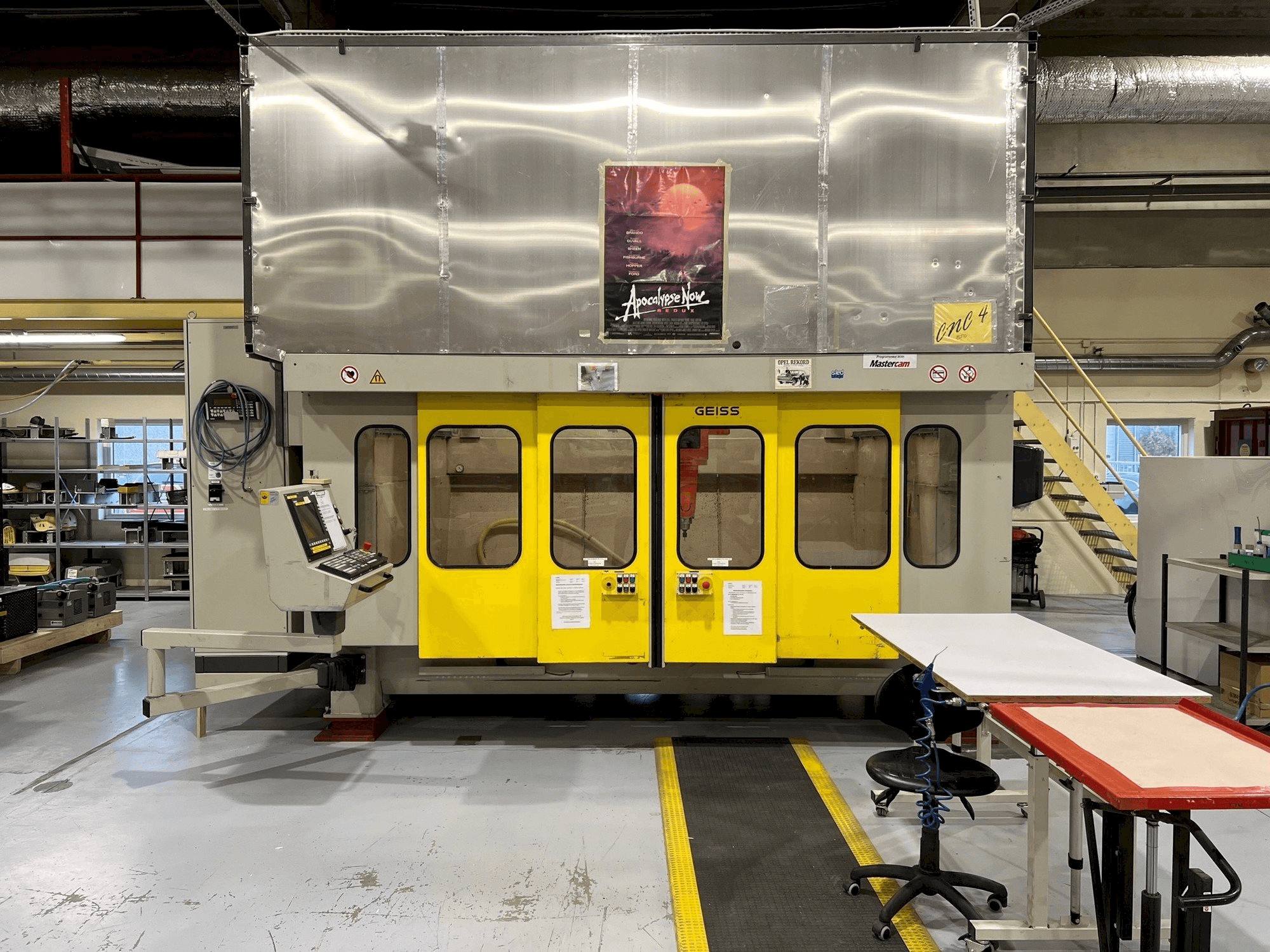 Makine GEISS FZ 2000x1000 - Önden görünüm