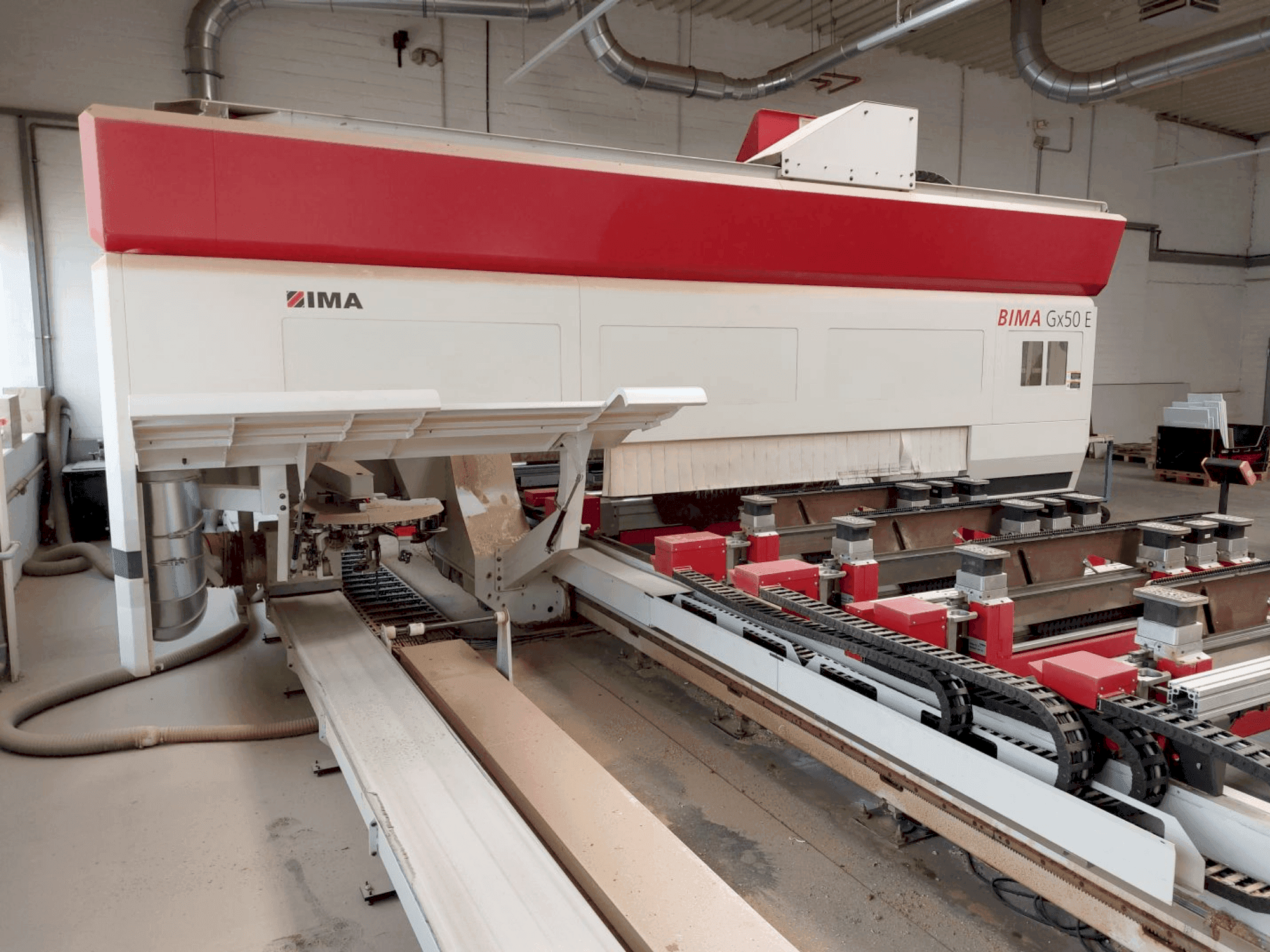 Makine IMA BIMA Gx50 E 160/630 CNC Processing Center - Önden görünüm